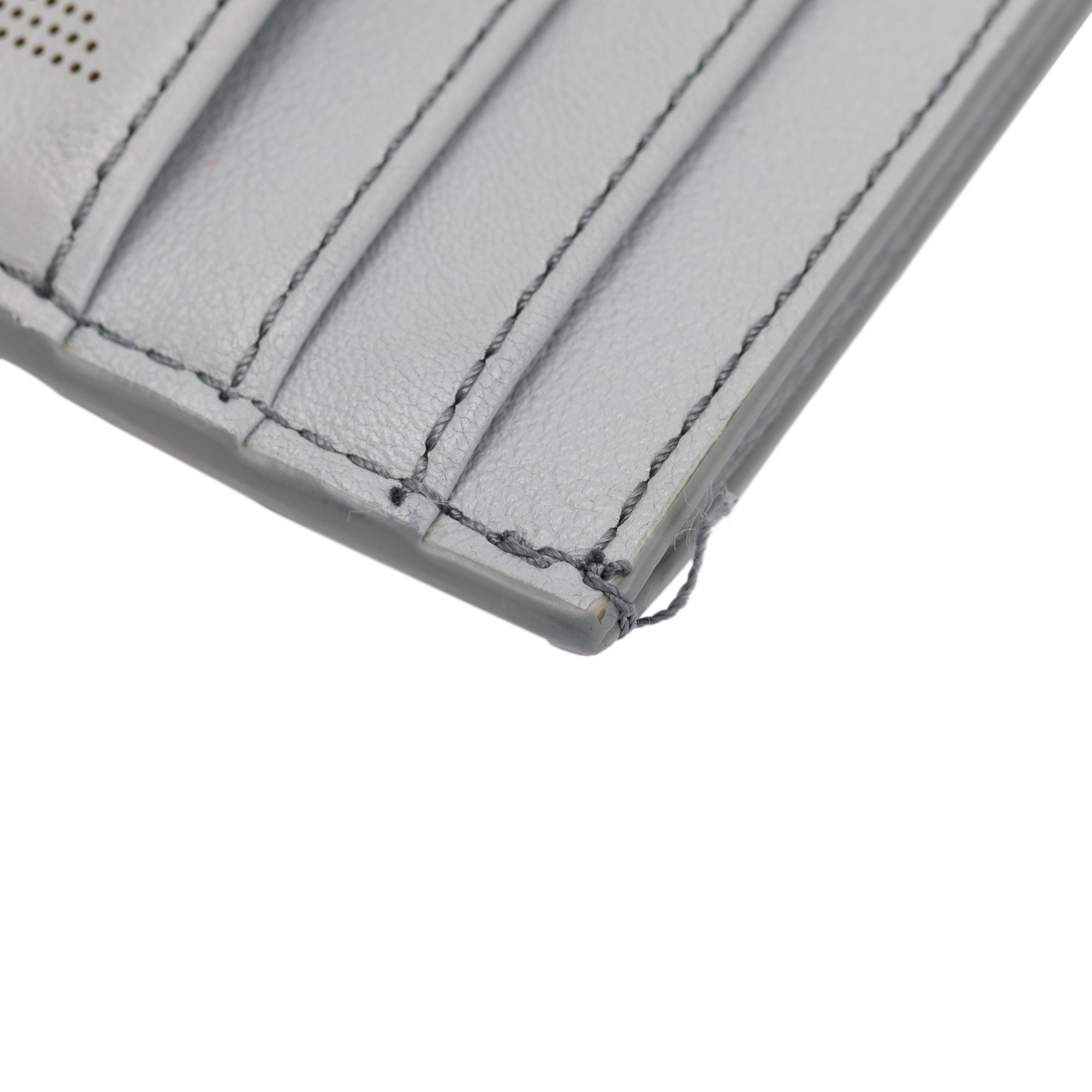 Christian Dior 2021 Grey Oblique Galaxy Leather Card Holder