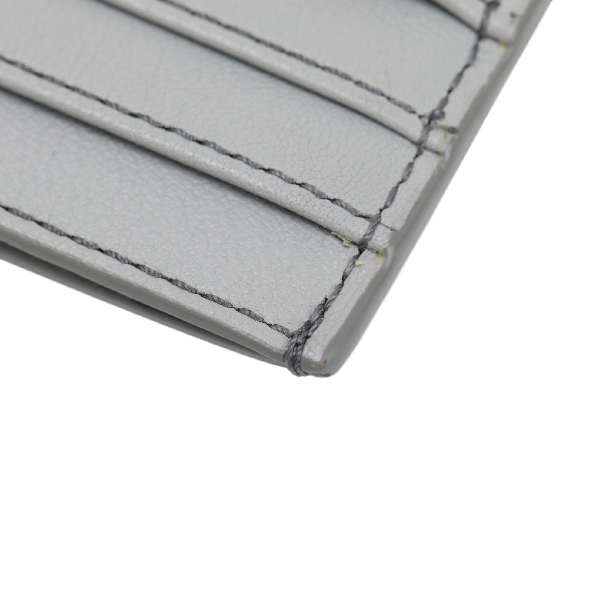 Christian Dior 2021 Grey Oblique Galaxy Leather Card Holder