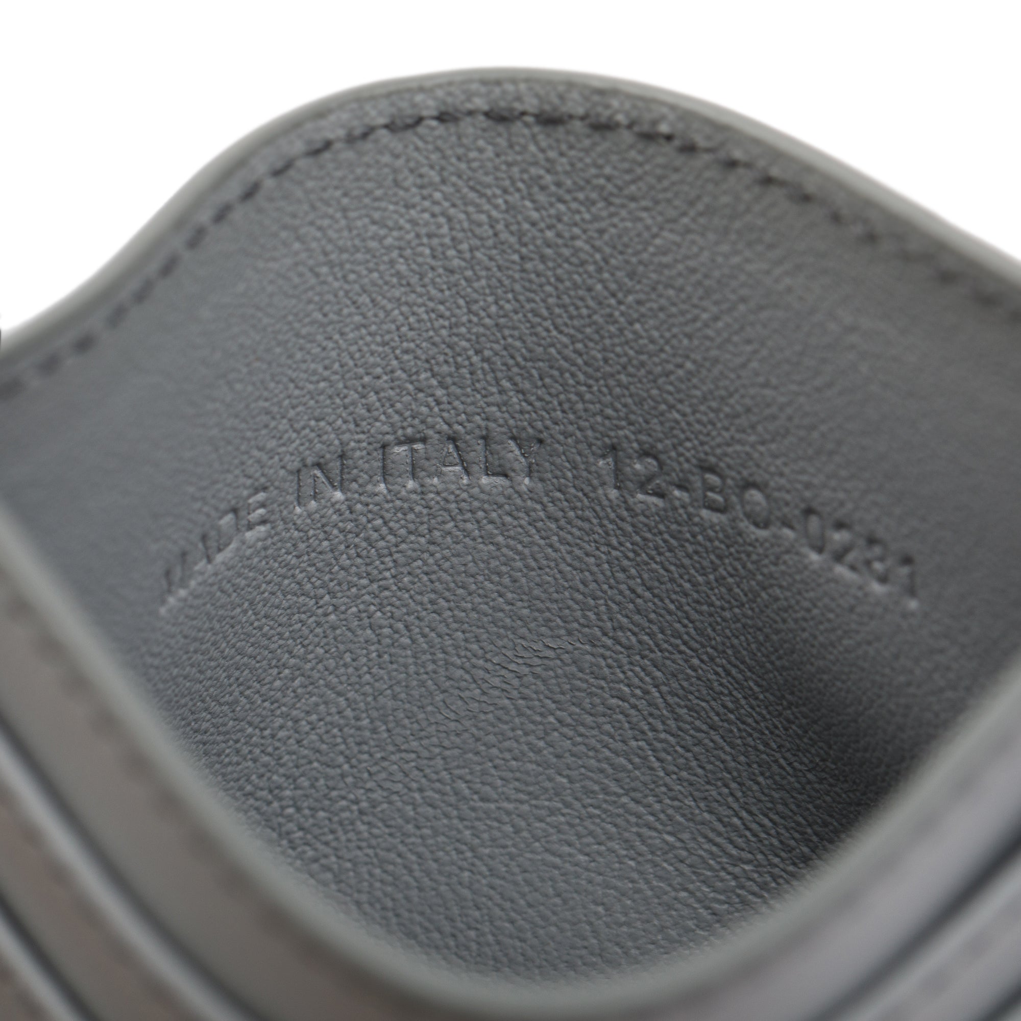 Christian Dior 2021 Grey Oblique Galaxy Leather Card Holder