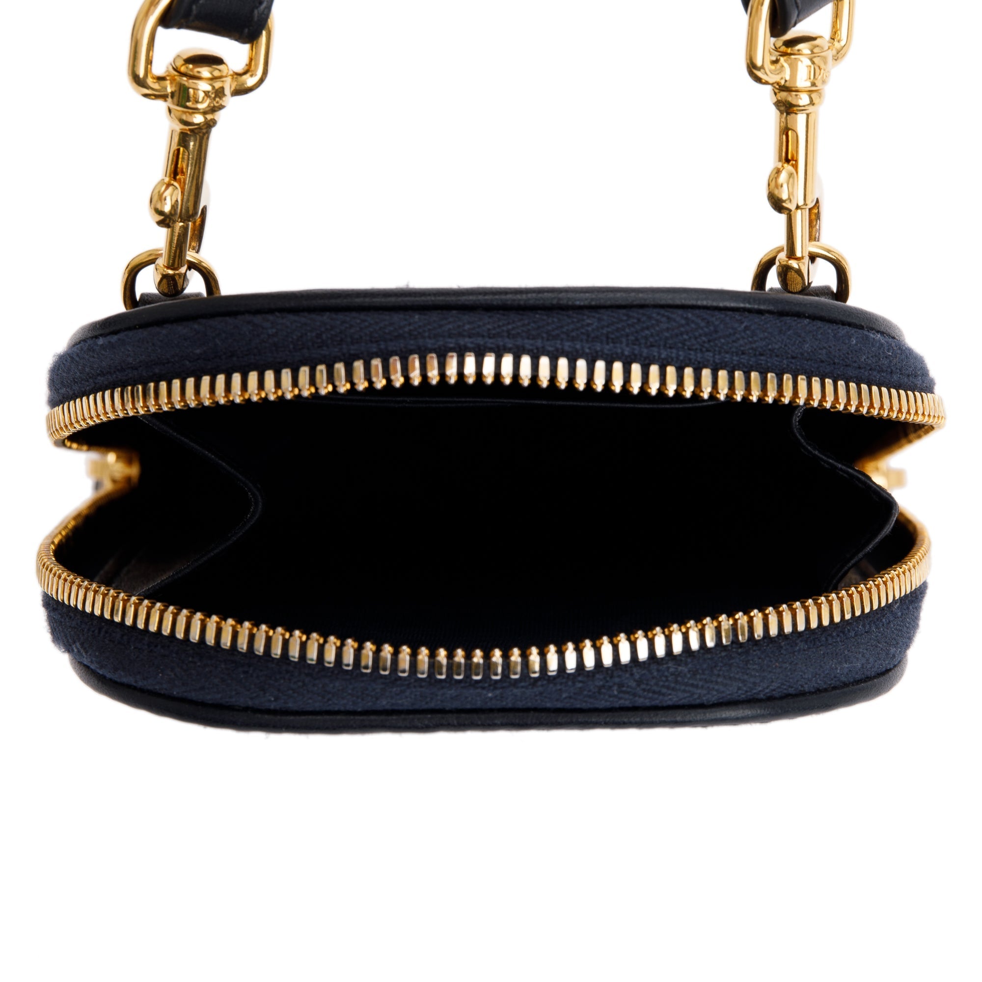 Christian Dior 2021 Oblique 30 Montaigne Phone Holder w/ Straps