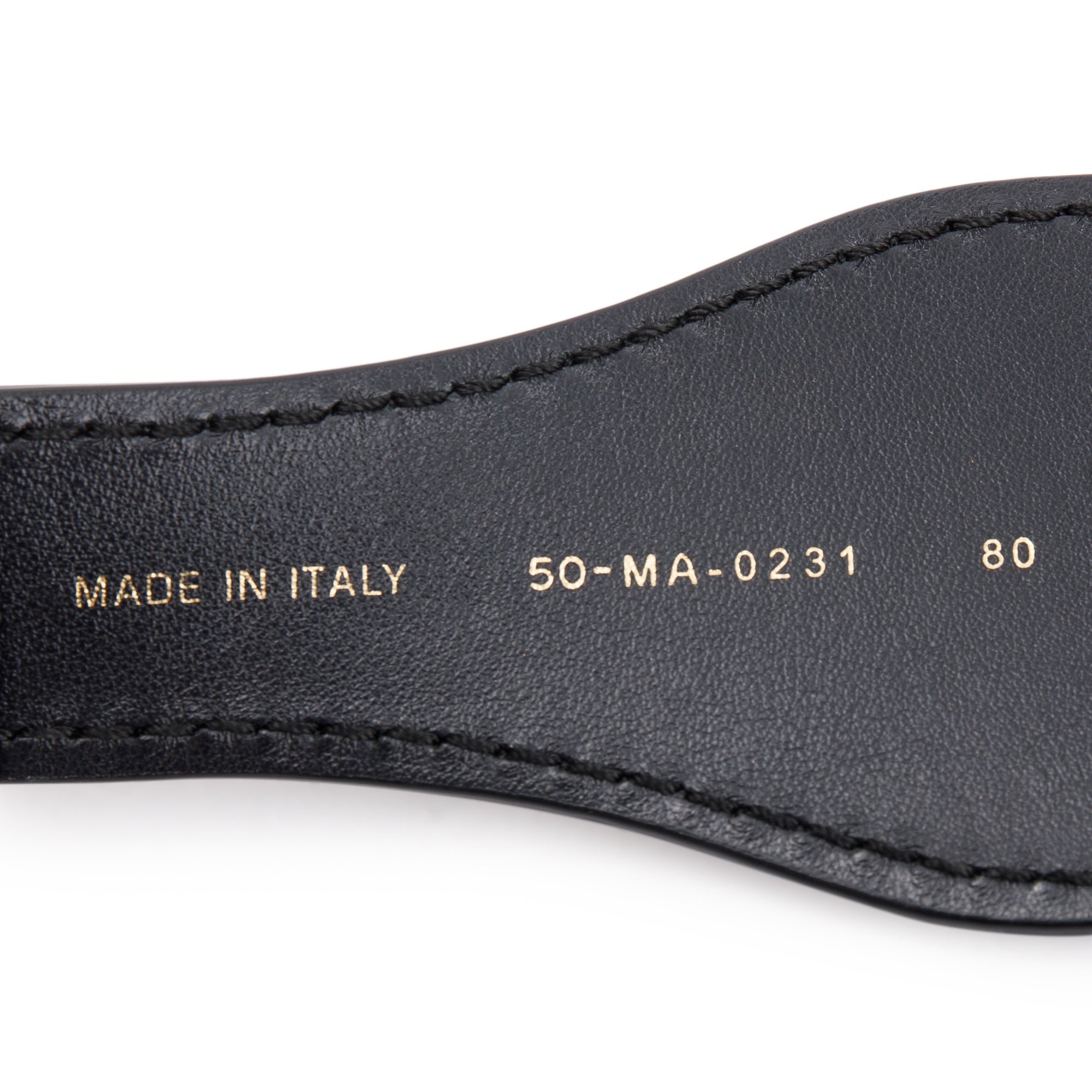 Christian Dior 2021 Wide Oblique Belt w/ Box & Receipt