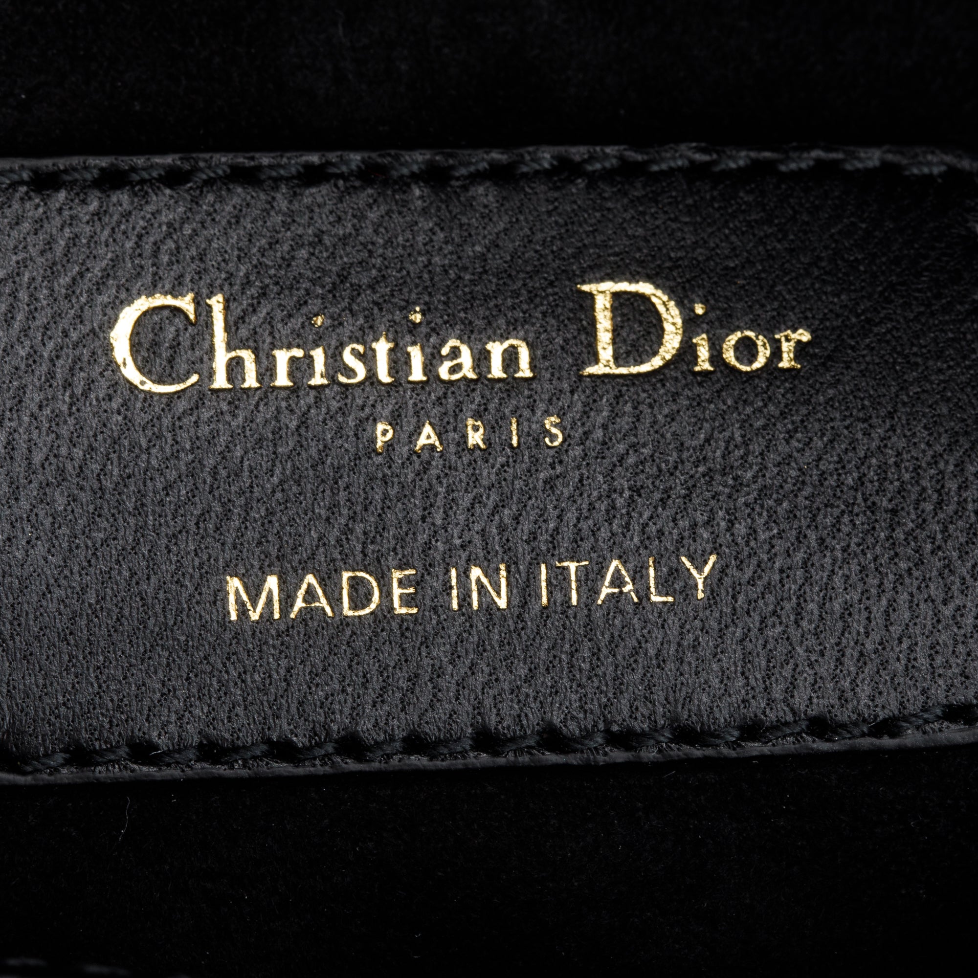 Christian Dior 2022 Black Cannage Lambskin Leather Medium Lady Dior Bag w/ Strap