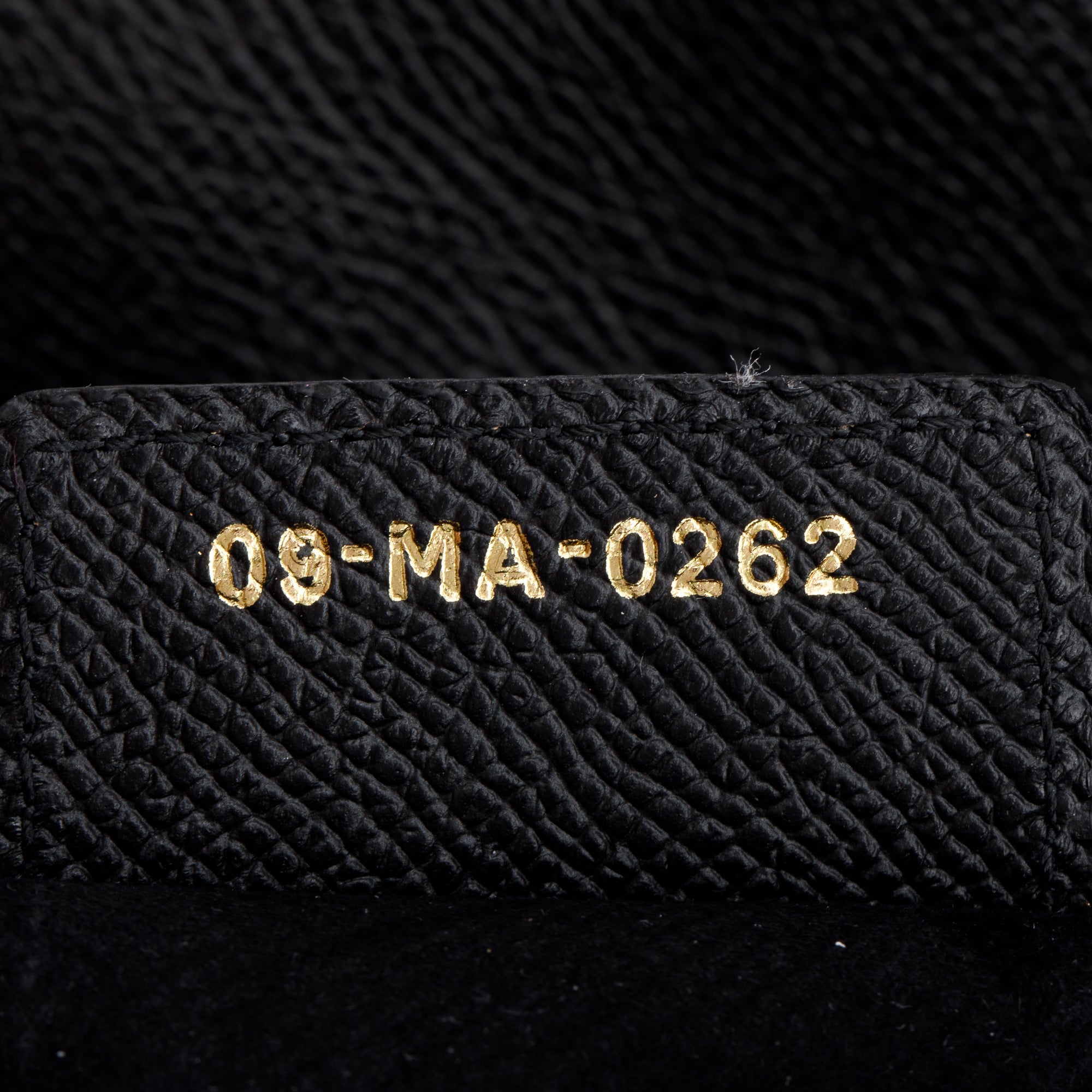 Christian Dior 2022 Black Grained Calfskin Leather Saddle Bag w/ Strap, Box & Authenticity Card
