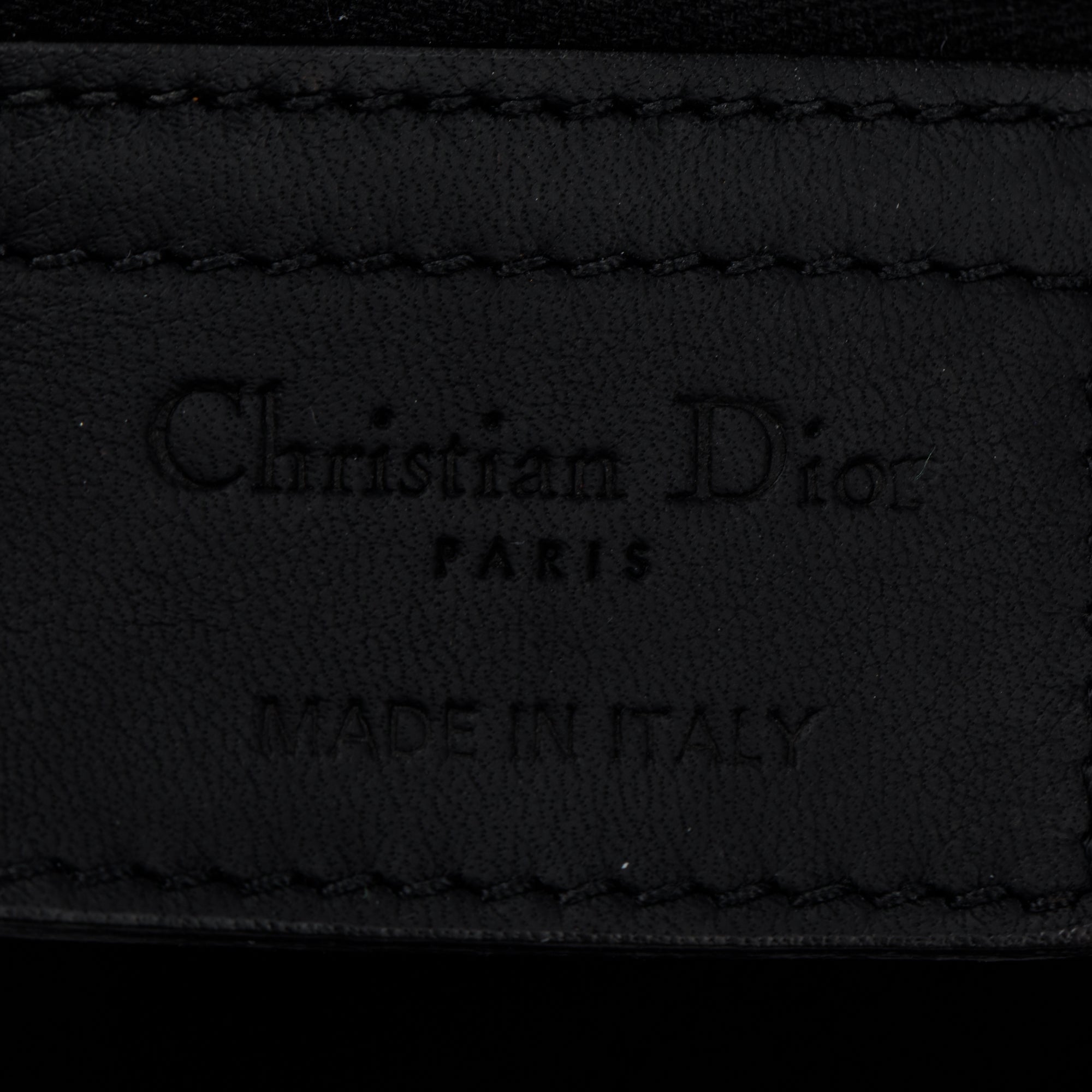Christian Dior 2022 Black Ultramatte Calfskin Leather Medium Saddle Bag