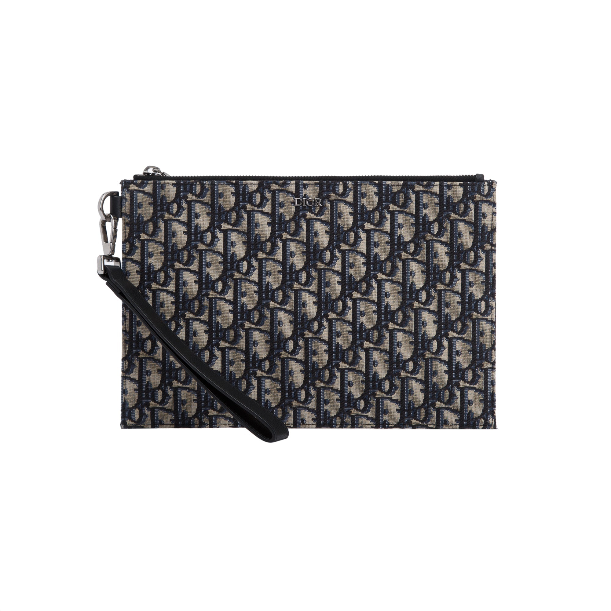 Christian Dior 2022 Oblique A5 Pouch w/ Authenticity Card