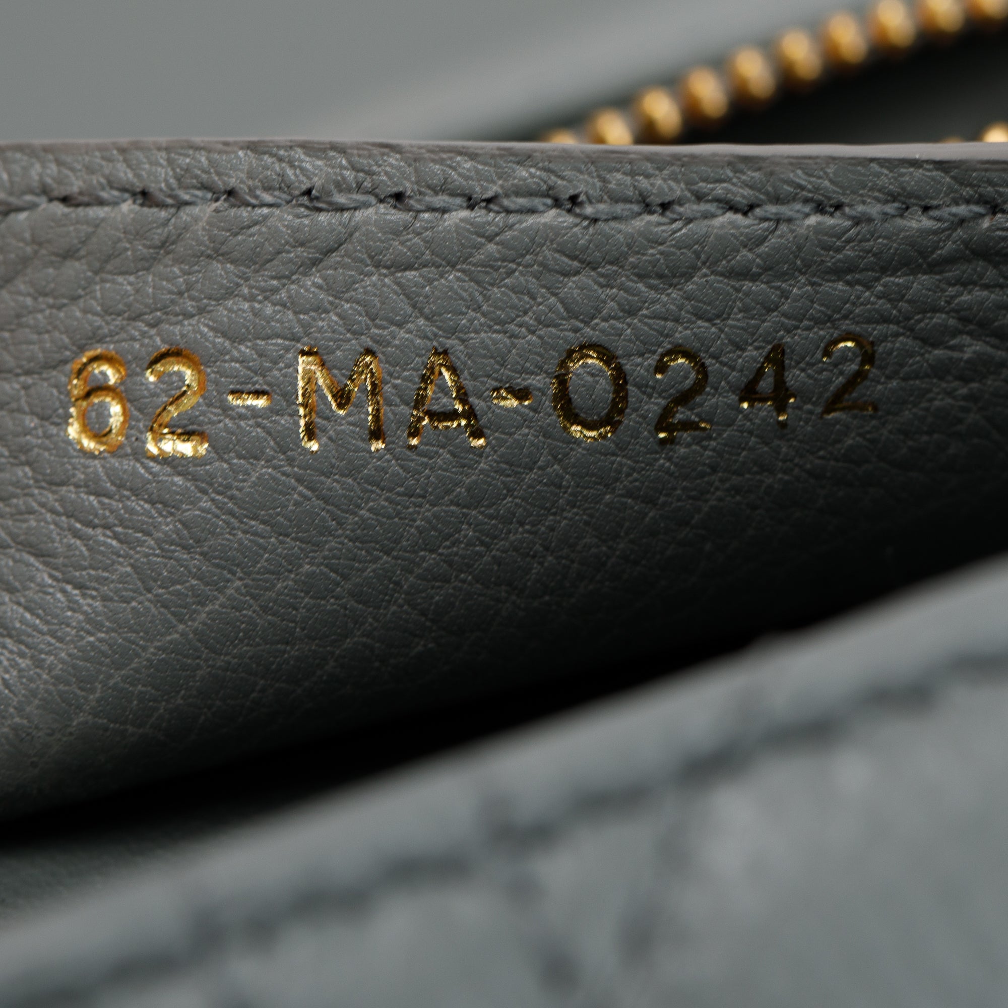 Christian Dior 2022 Stone Gray Supple Cannage Calfskin Leather Medium Dior Caro Bag w/ Authenticity Card