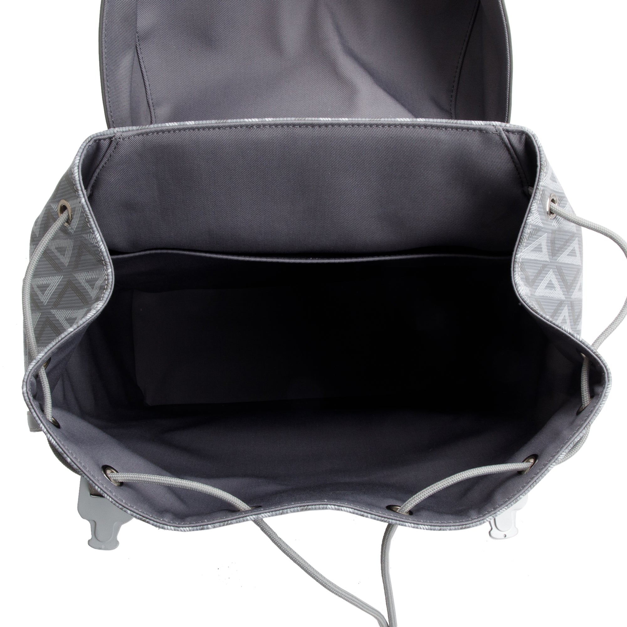 Christian Dior 2023 Grey Diamond Canvas Hit The Road Backpack w/ Box & Receipt