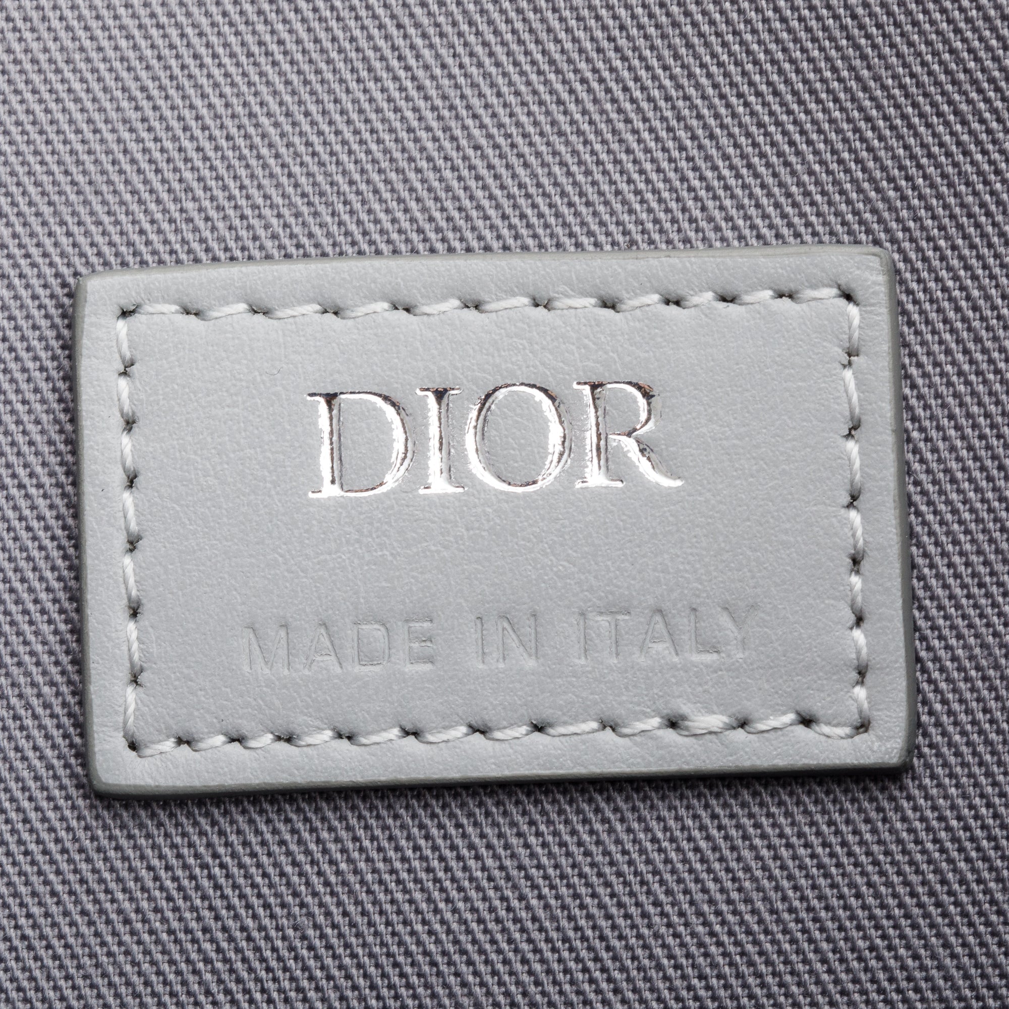 Christian Dior 2023 Grey Diamond Canvas Hit The Road Backpack w/ Box & Receipt