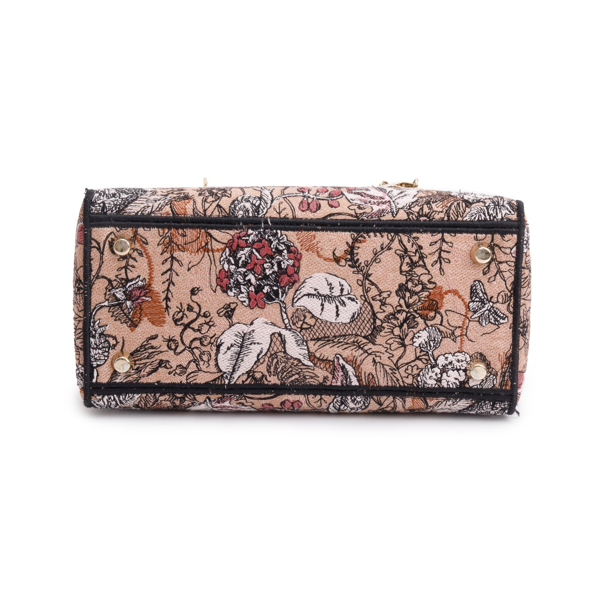 Christian Dior 2023 Jardin Magique Embroidery Medium Lady D-Lite Bag w/ Box, Receipt & Strap