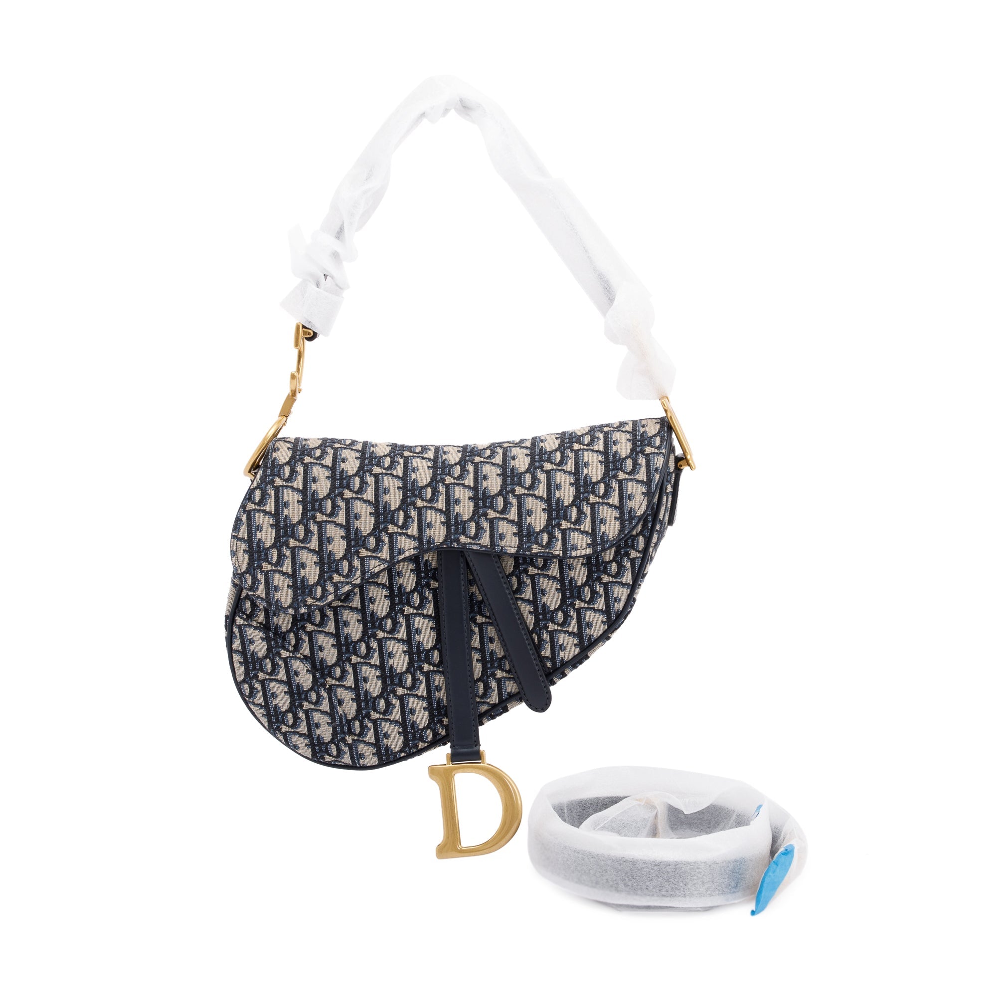 Christian Dior 2023 Medium Oblique Saddle Bag w/ Strap