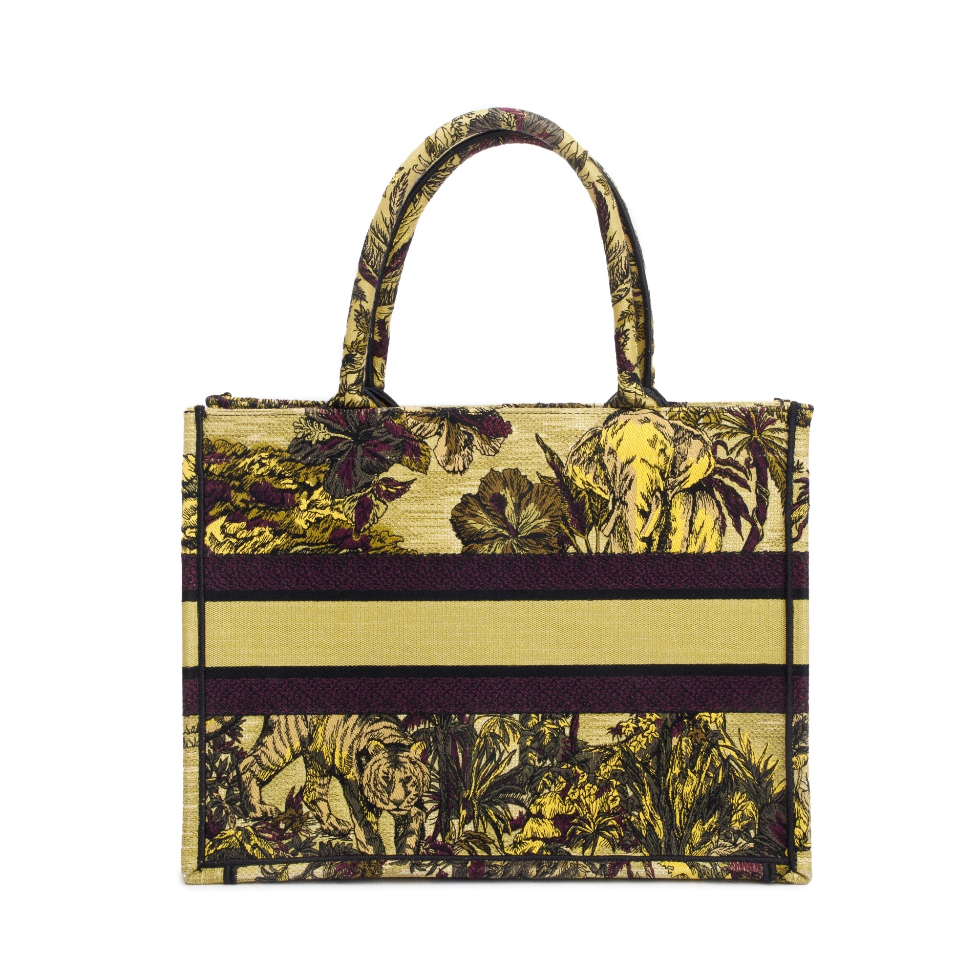 Christian Dior 2023 Medium Toile de Jouy Voyage Embroidery Canvas Book Tote w/ Box & Receipt