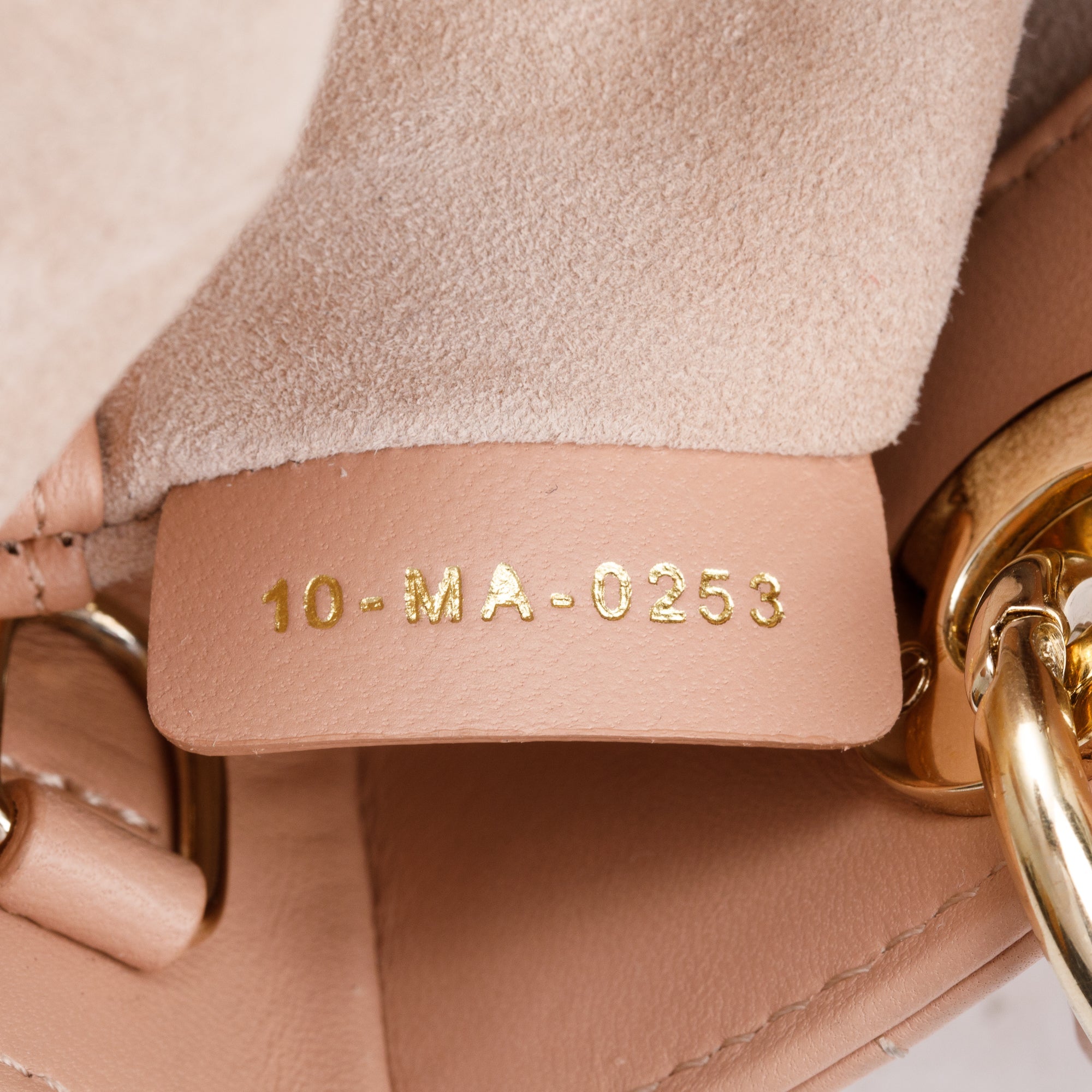 Christian Dior 2023 Rose Des Vents Cannage Lambskin Micro Lady D-Joy Bag w/ Strap & Box