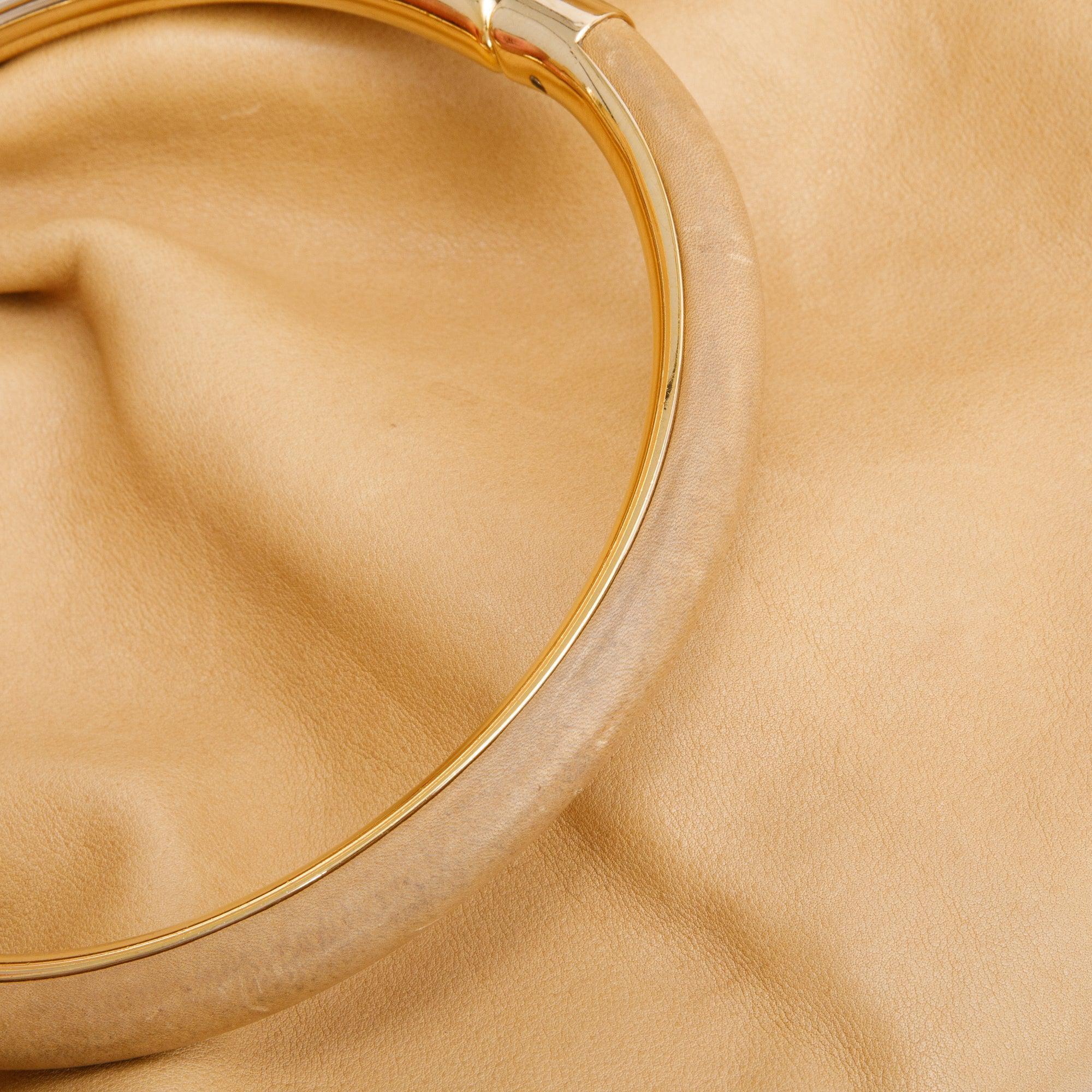 Christian Dior Beige Calfskin Leather Soft Babe Handle Bag w/ pouch