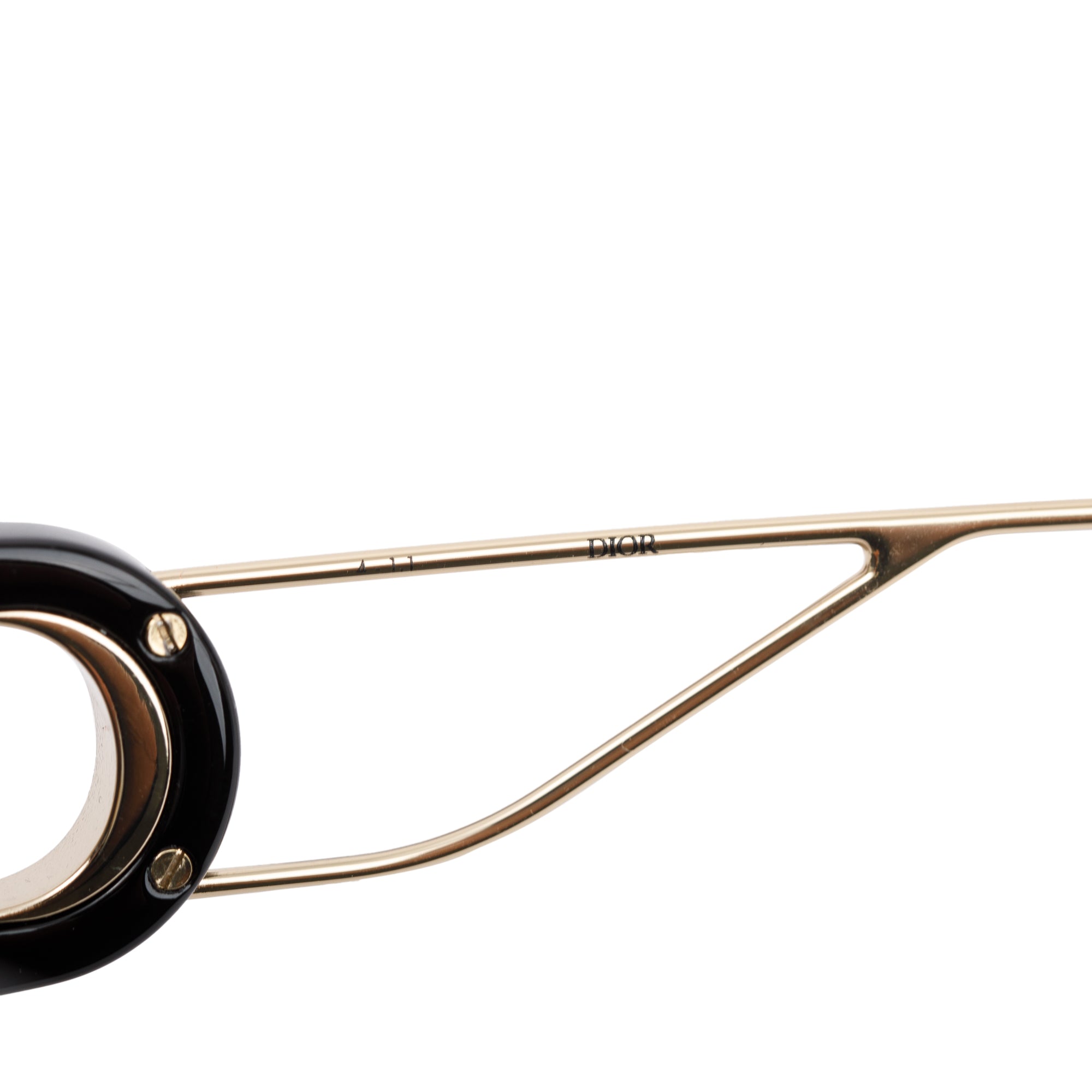 Christian Dior Black Acetate 30montaigne SU Oversized Square Sunglasses w/ Case