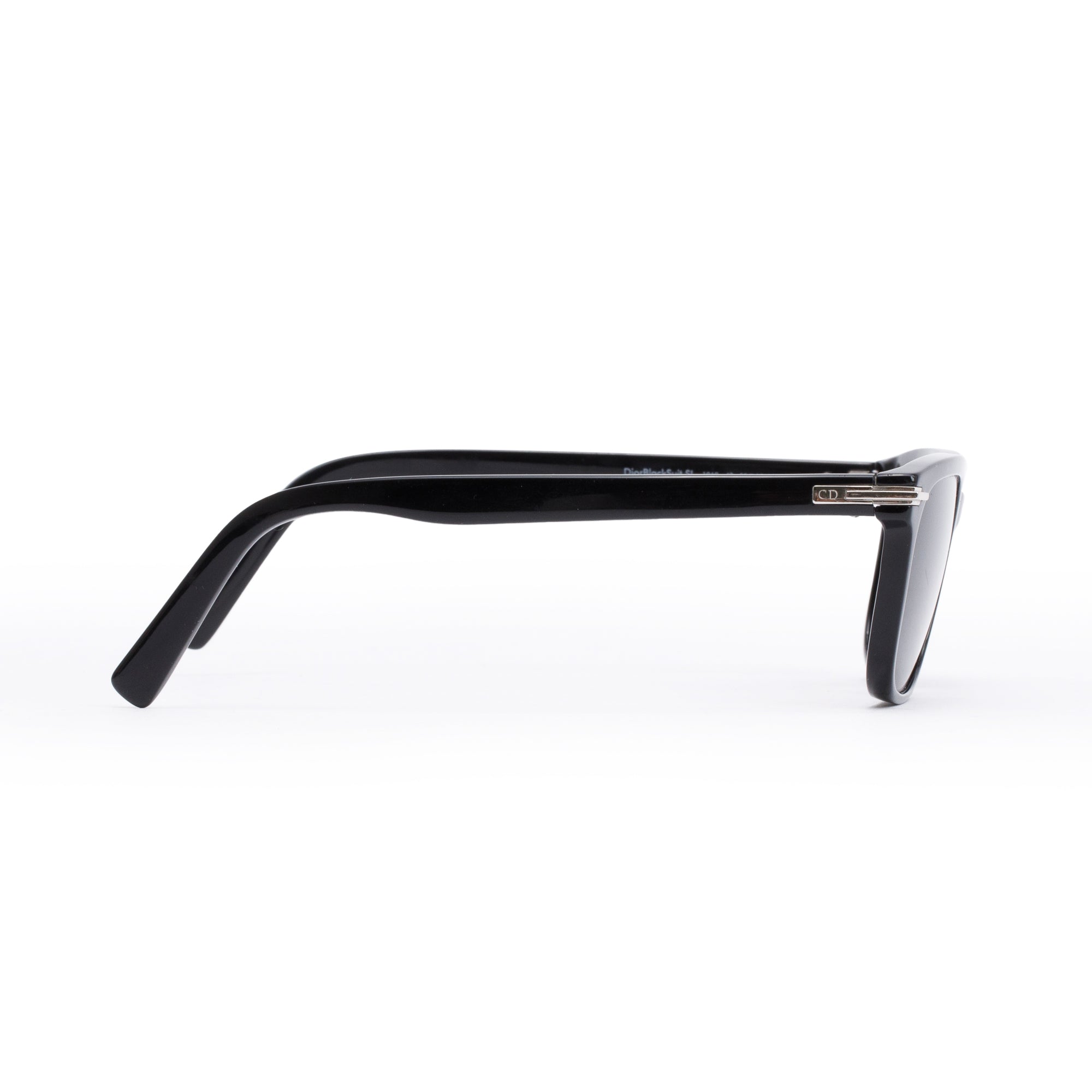 Christian Dior Black Acetate DiorBlackSuit SI Rectangular Sunglasses w/ Case