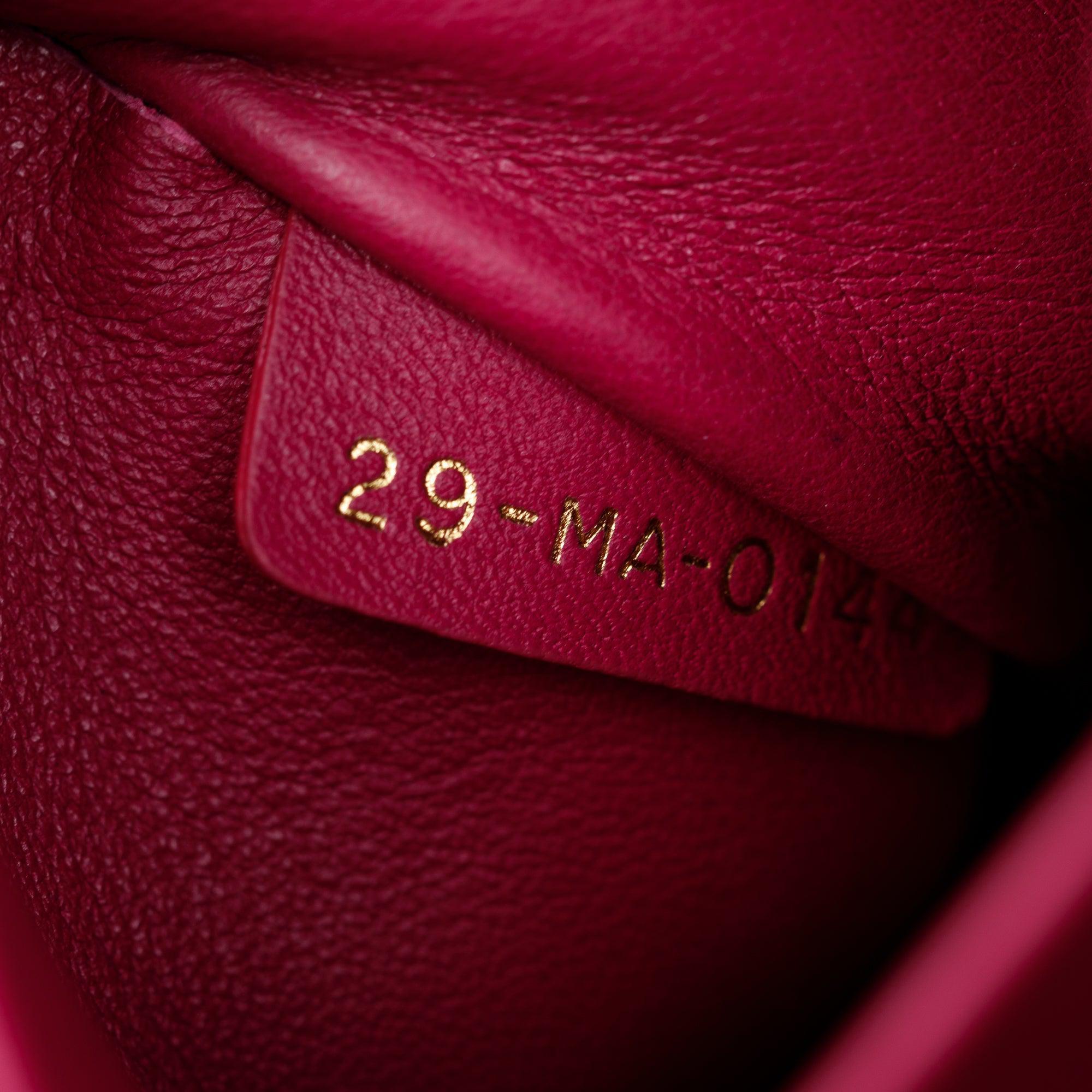 Christian Dior Black Calfskin Leather Medium Diorissimo Tote w/ Strap & Pouch