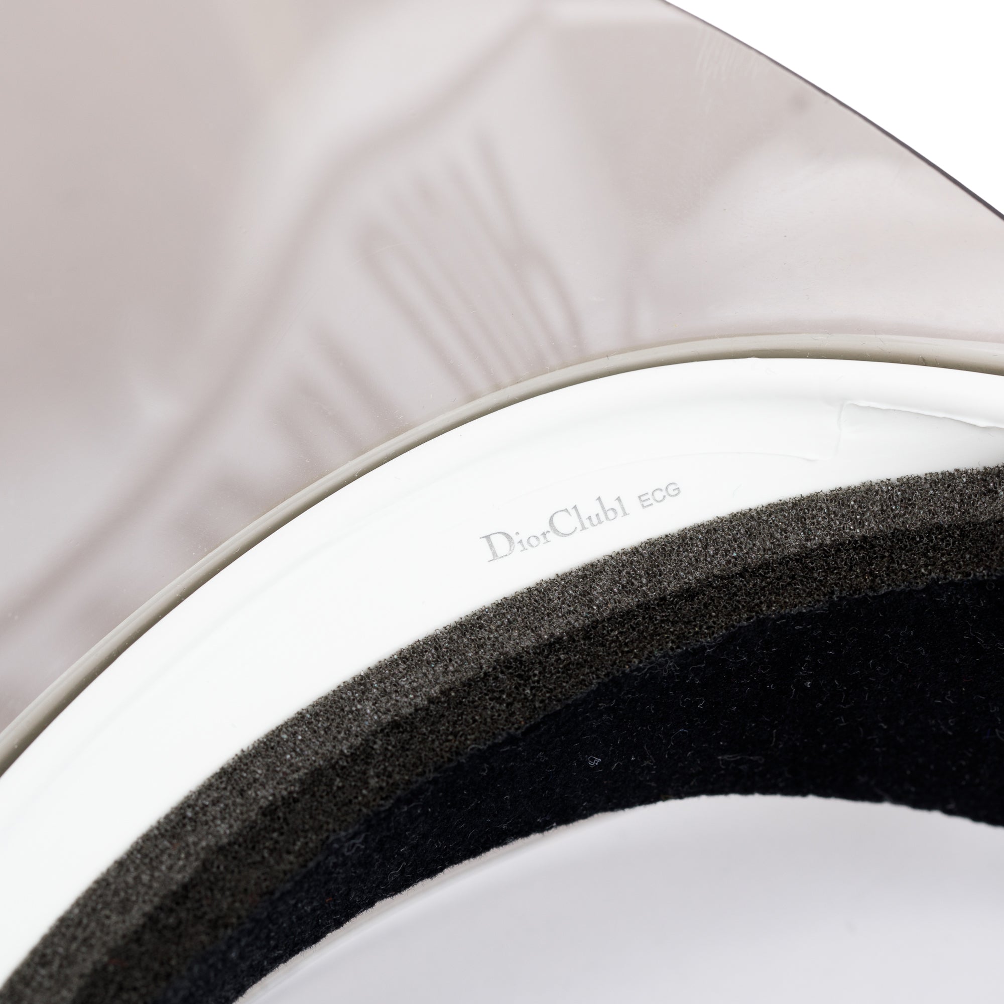 Christian Dior Black DiorClub 1 Visor w/ Box & Authenticity Card