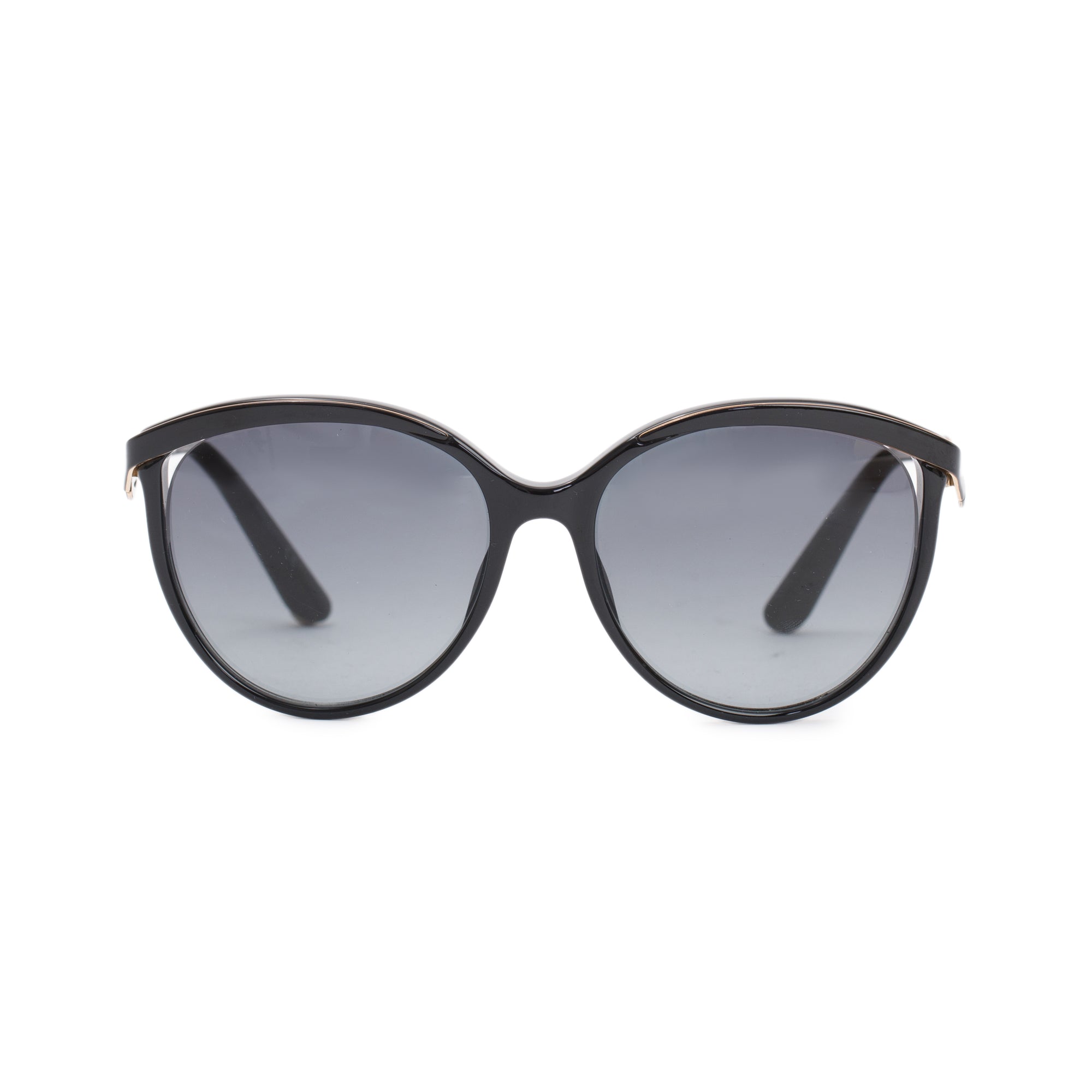 Christian Dior Black DiorMetaleyes1 6OA/HD Sunglasses w/ Box & Case