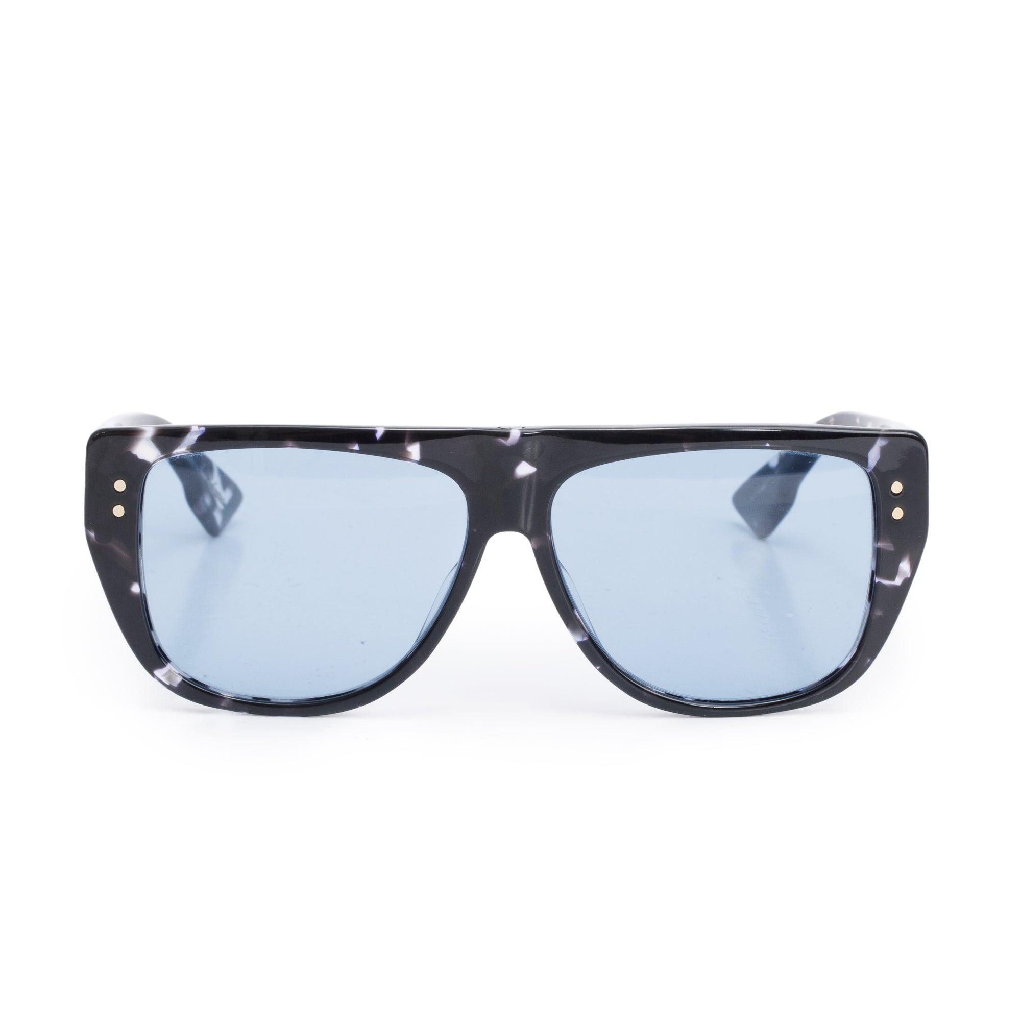Christian Dior Black Havana DiorClub 2 Square Sunglasses