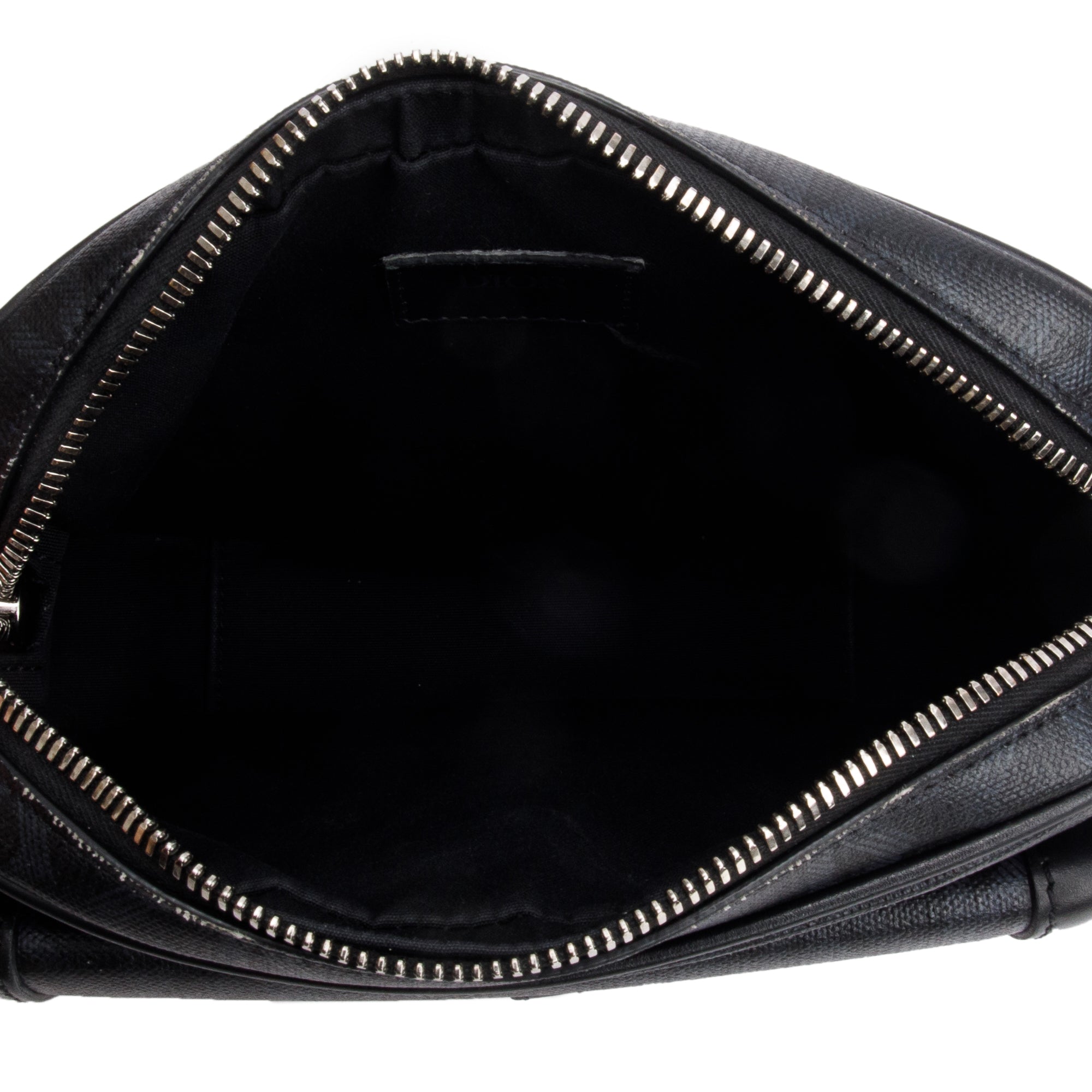 Christian Dior Black Leather CD Diamond Coated Canvas Hit The Road Bag