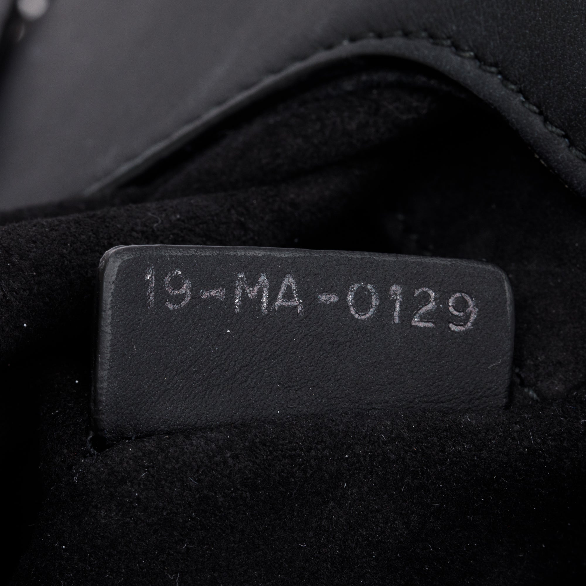 Christian Dior Black Ultramatte Calfskin Leather Mini Saddle Bag w/ Box & Authenticity Card