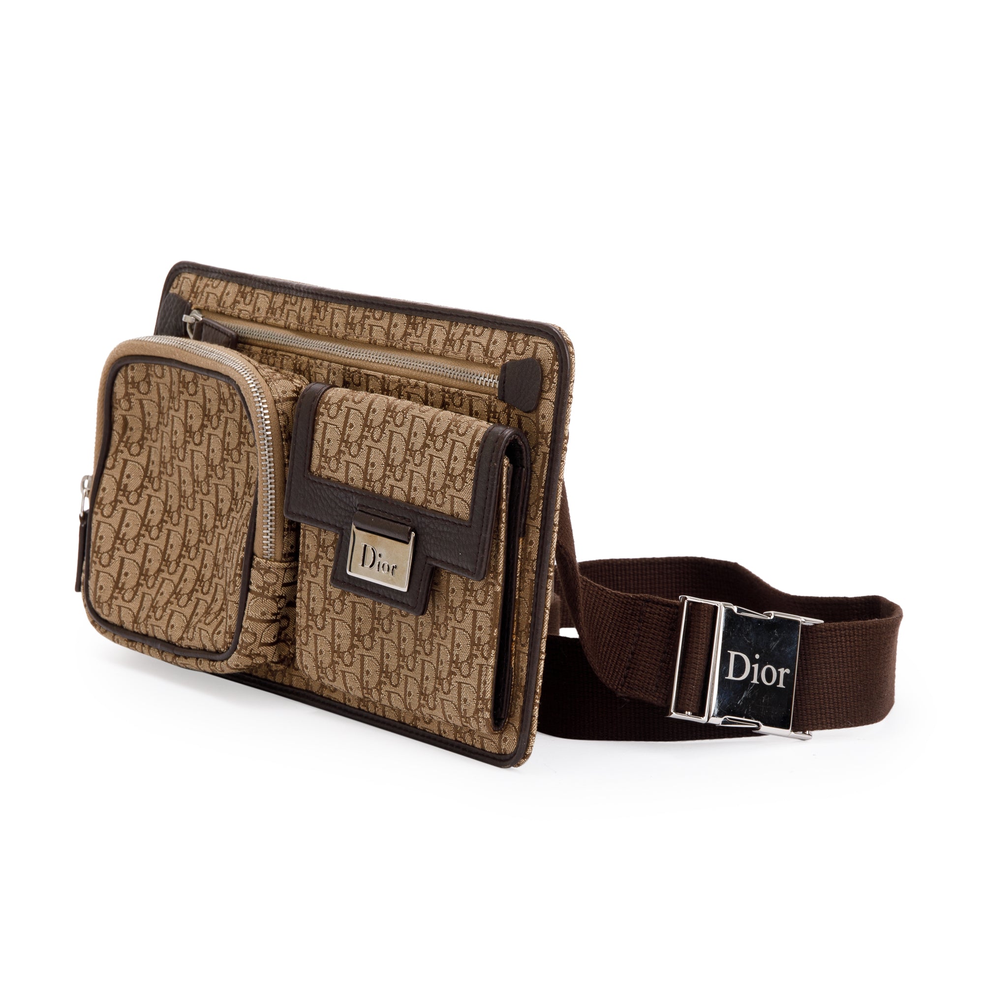 Christian Dior Brown Diorissimo Street Chic Waist Bag