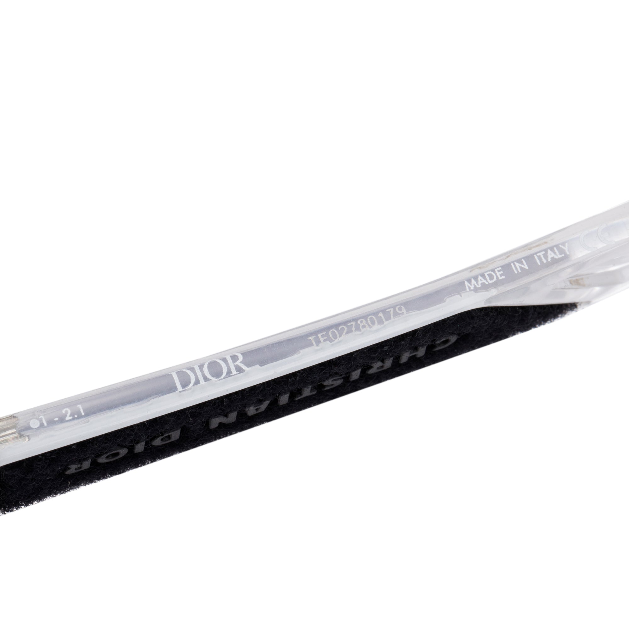 Christian Dior Clear Acetate Diorxtreme M2U Shield Sunglasses w/ Box & Case