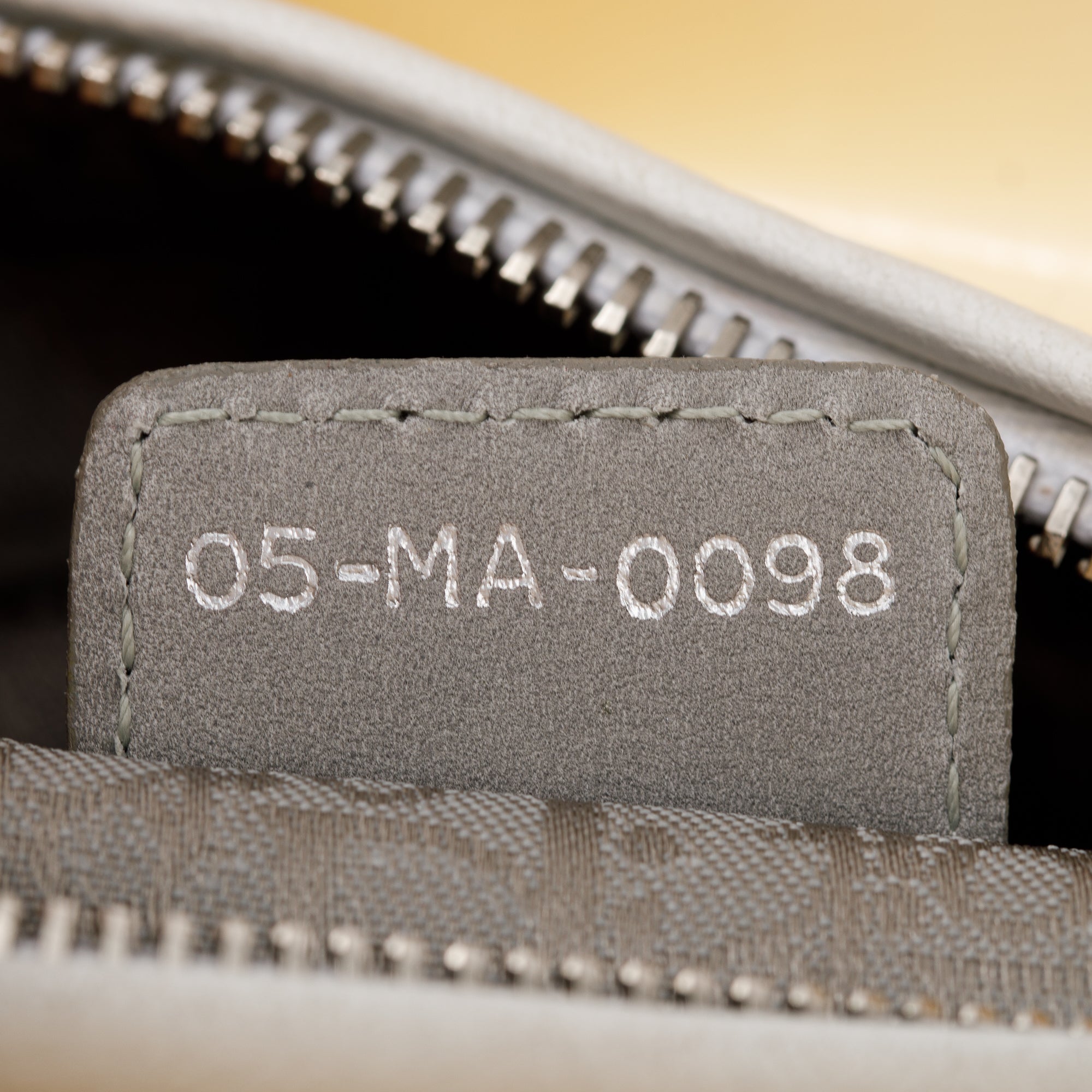 Christian Dior Creme Patent Leather Medium Lady Dior Bag w/ Strap