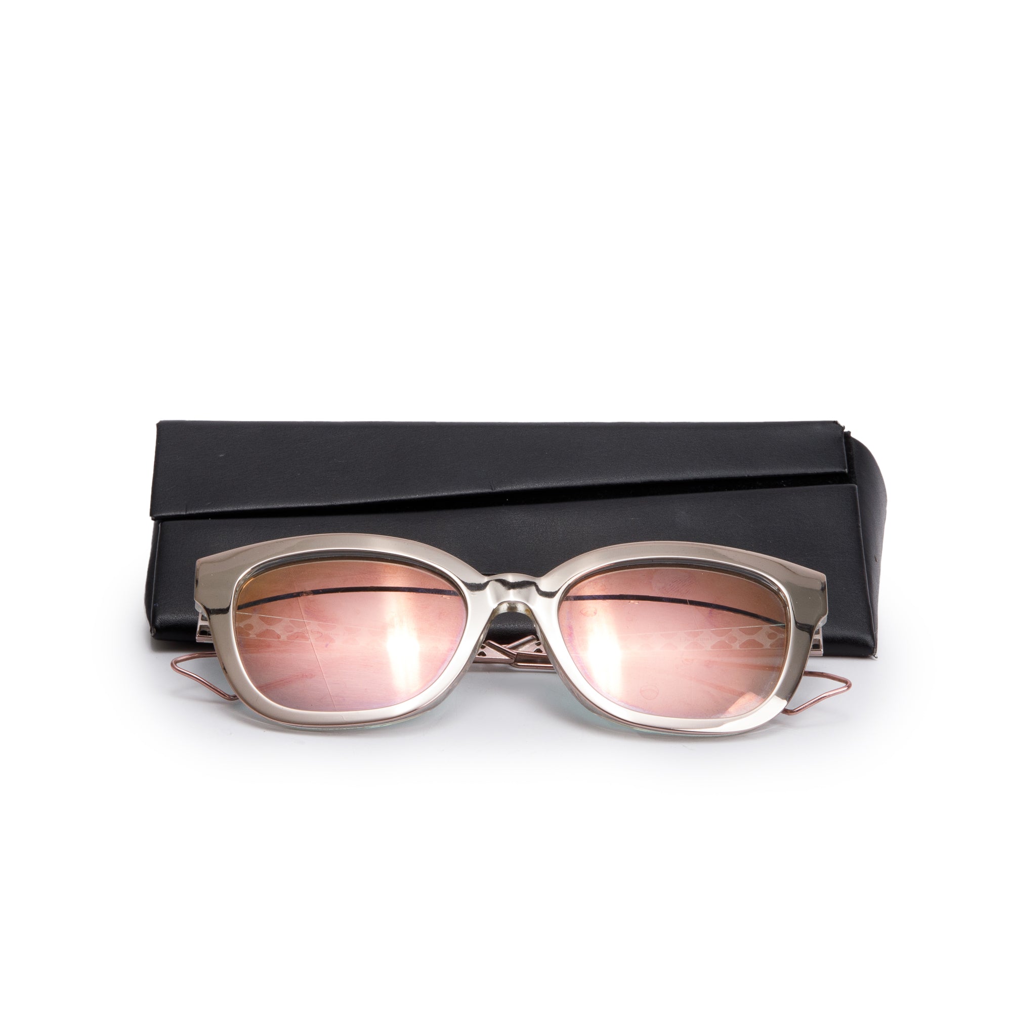 Christian Dior Diorama1 Cat-Eye Sunglasses w/ Case & Card