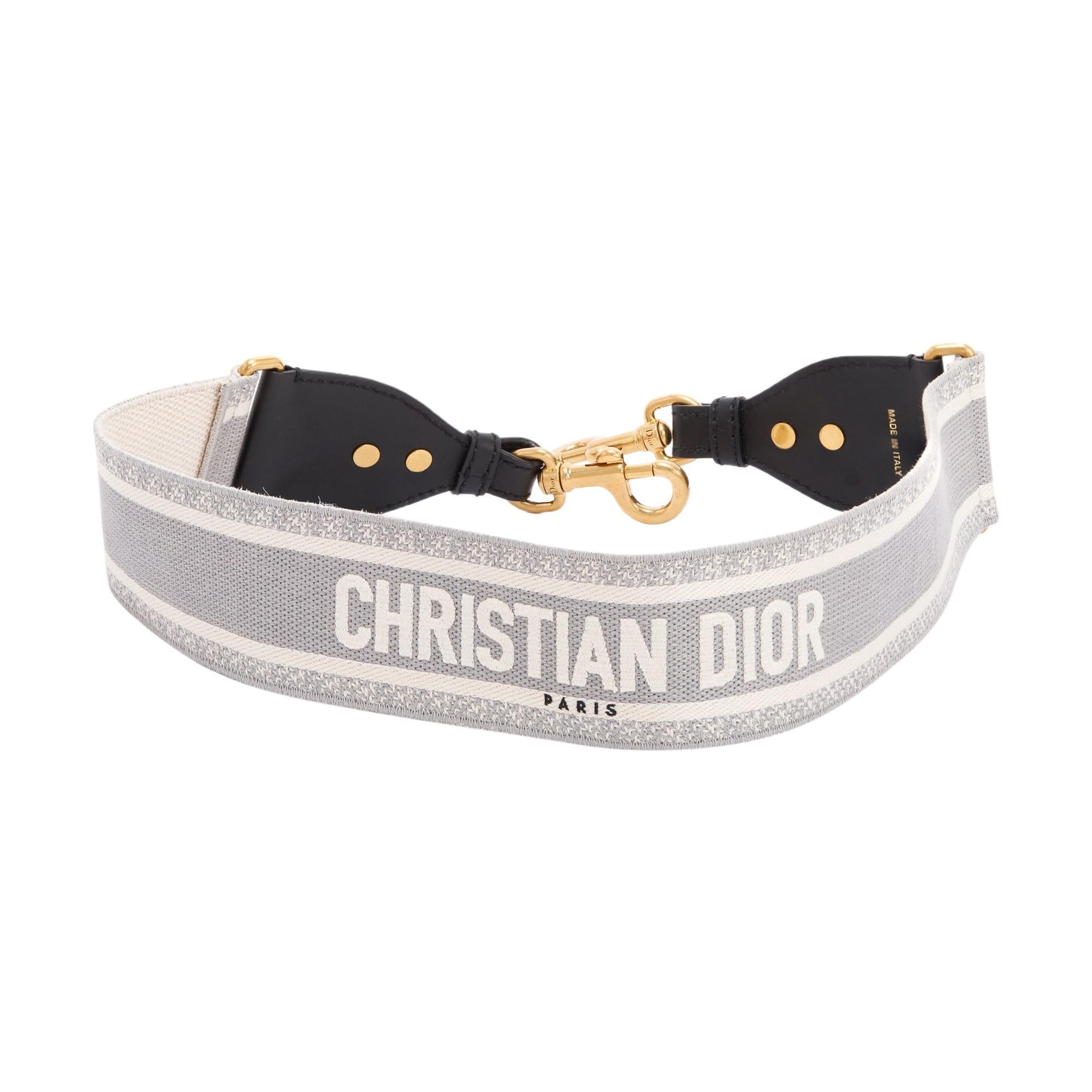 Christian Dior Embroidered Shoulder Strap