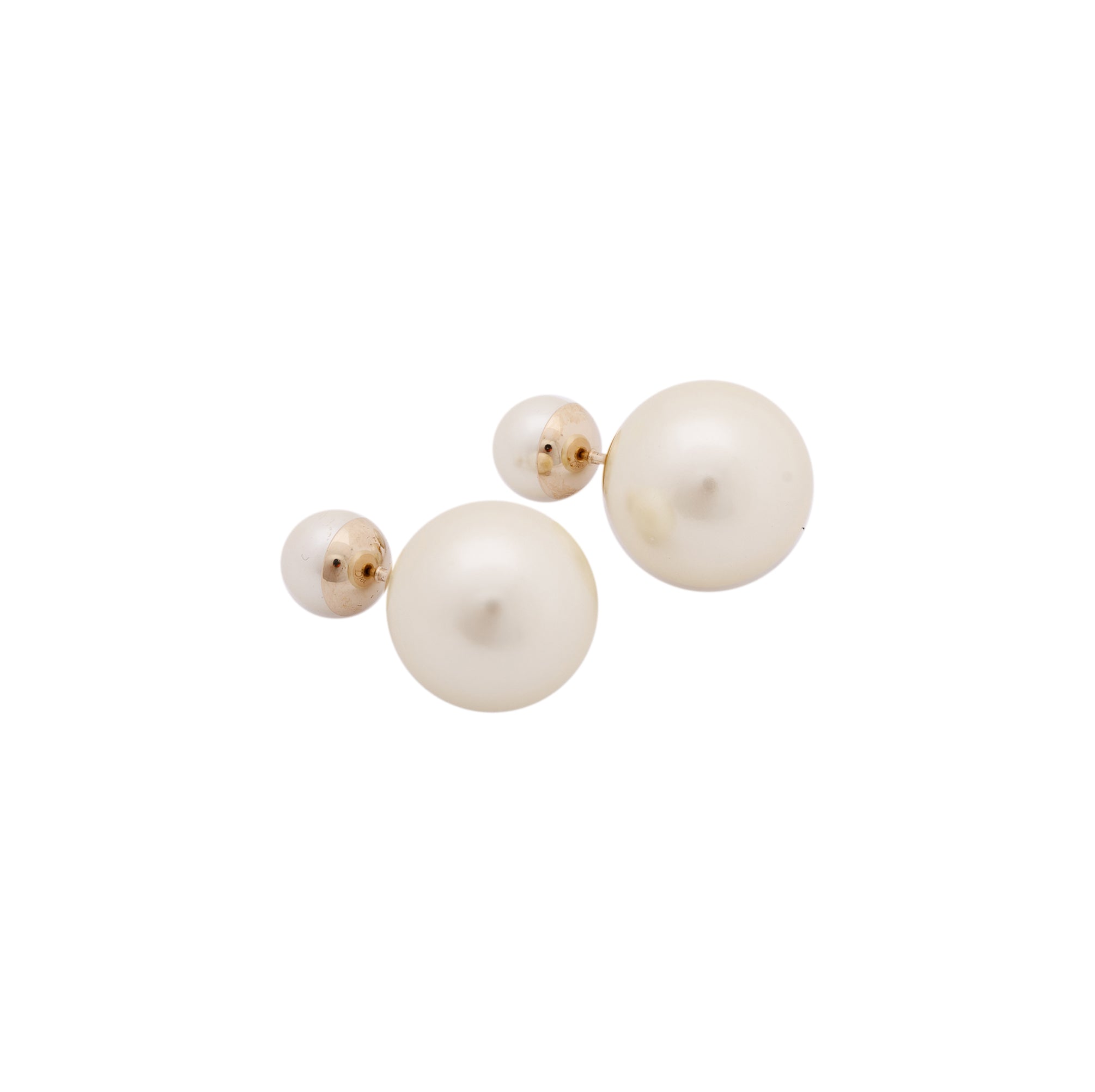Christian Dior Faux Pearl Tribales Earrings