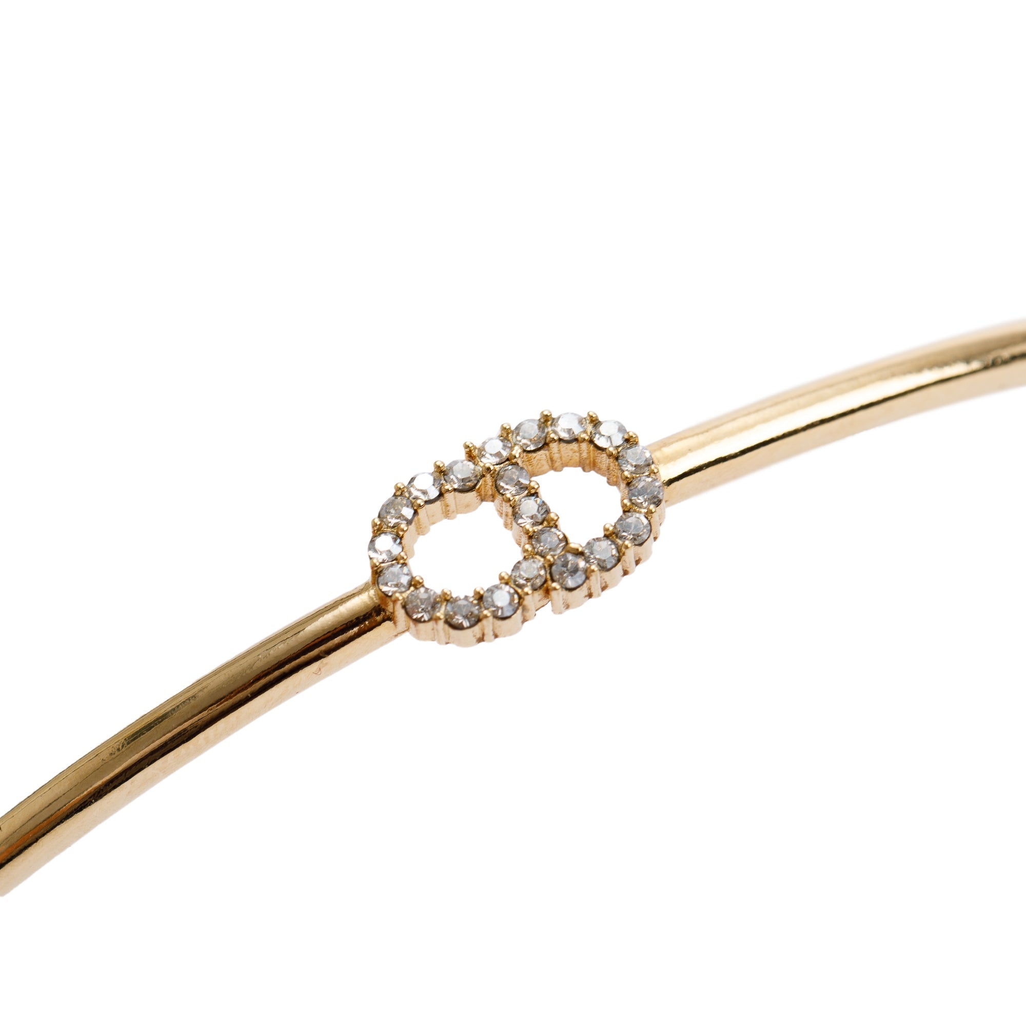 Christian Dior Gold Plated Crystal Tiara Headband