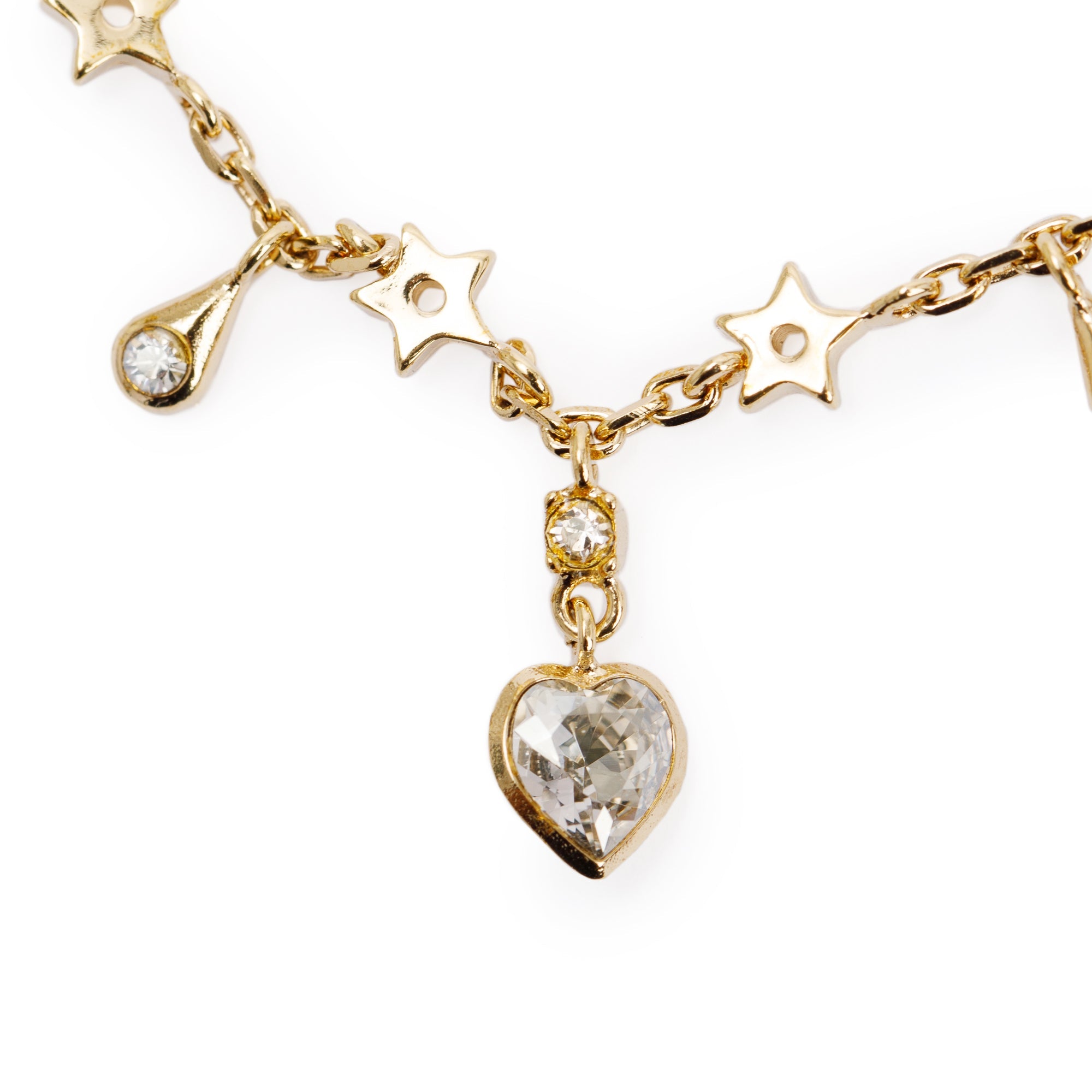 Christian Dior Gold-Tone Petite Charms Choker Necklace