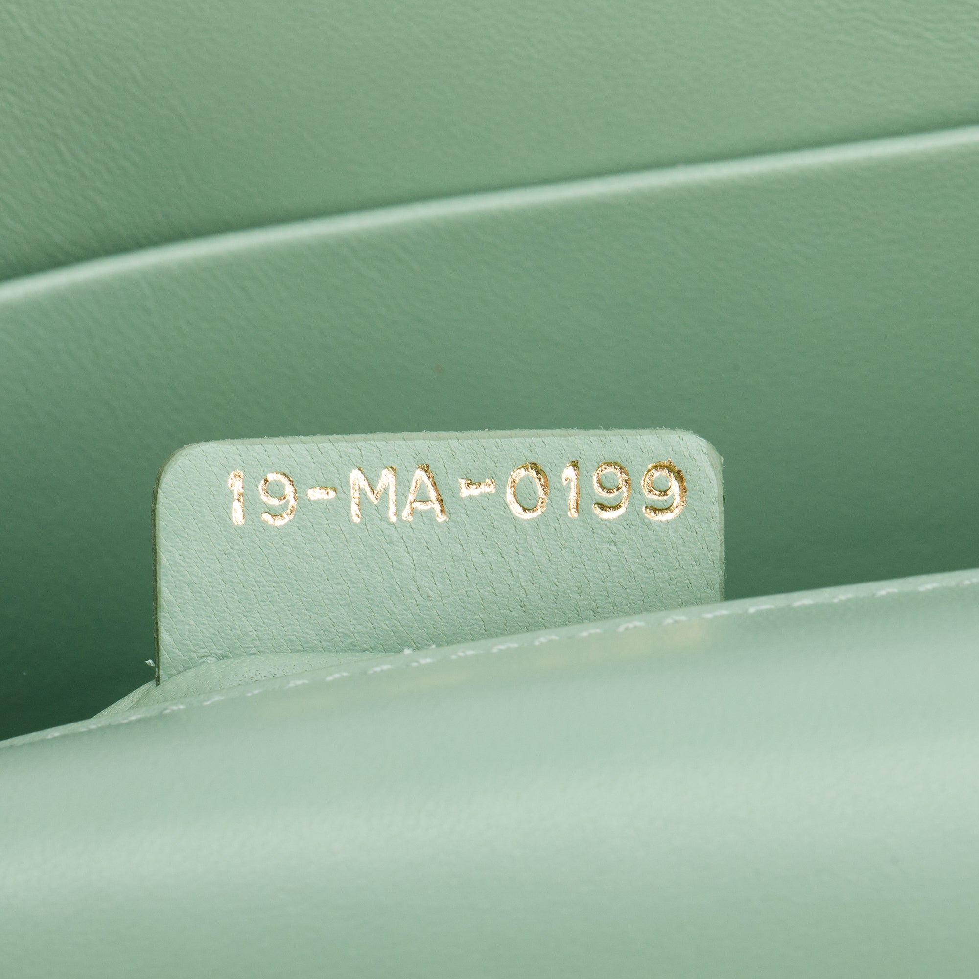 Christian Dior Green Box Leather 30 Montaigne Bag