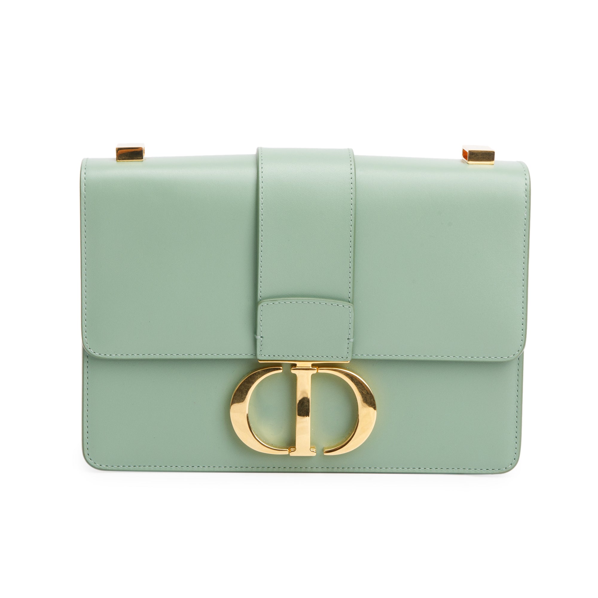Christian Dior Green Box Leather 30 Montaigne Bag