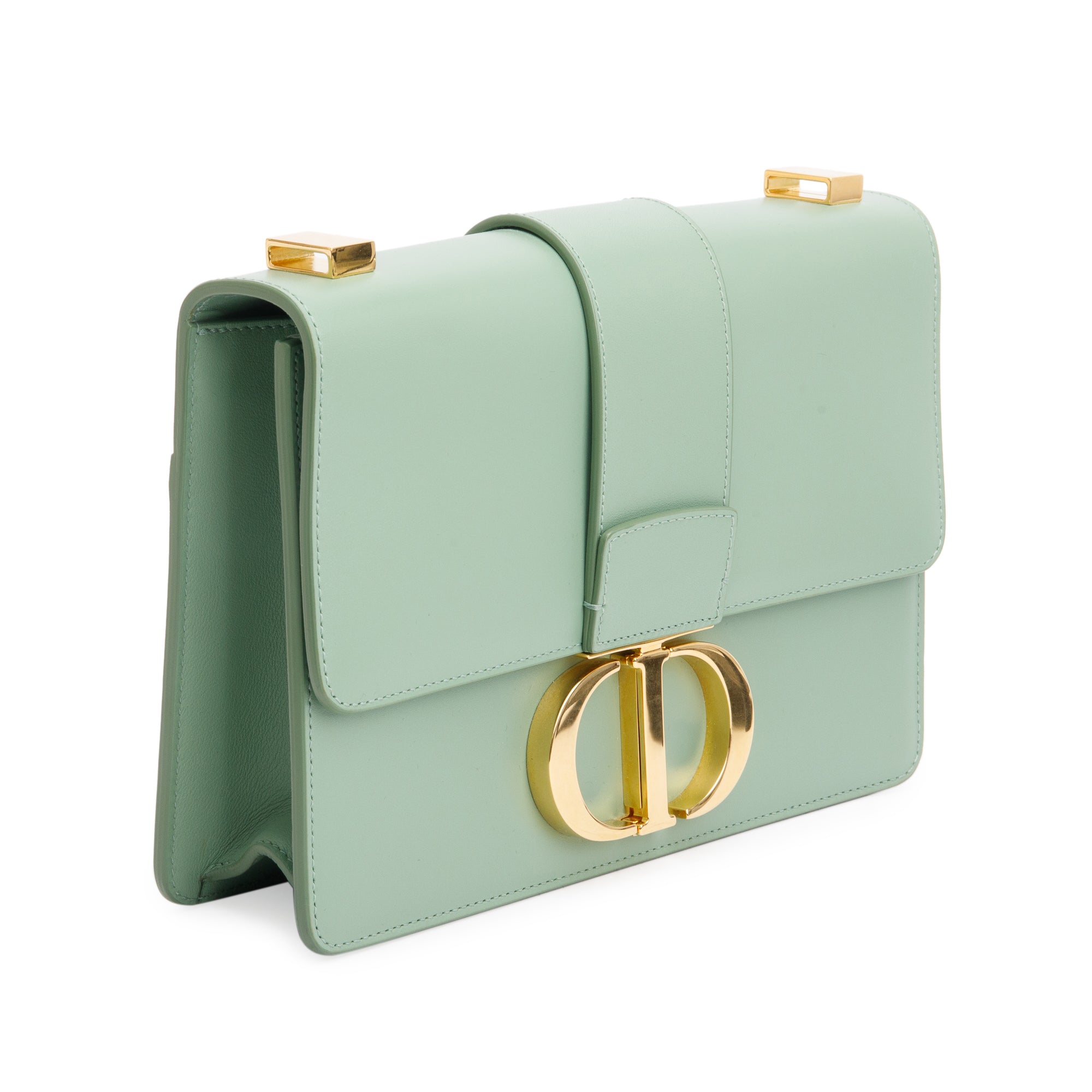 Christian Dior Green Box Leather 30 Montaigne Bag