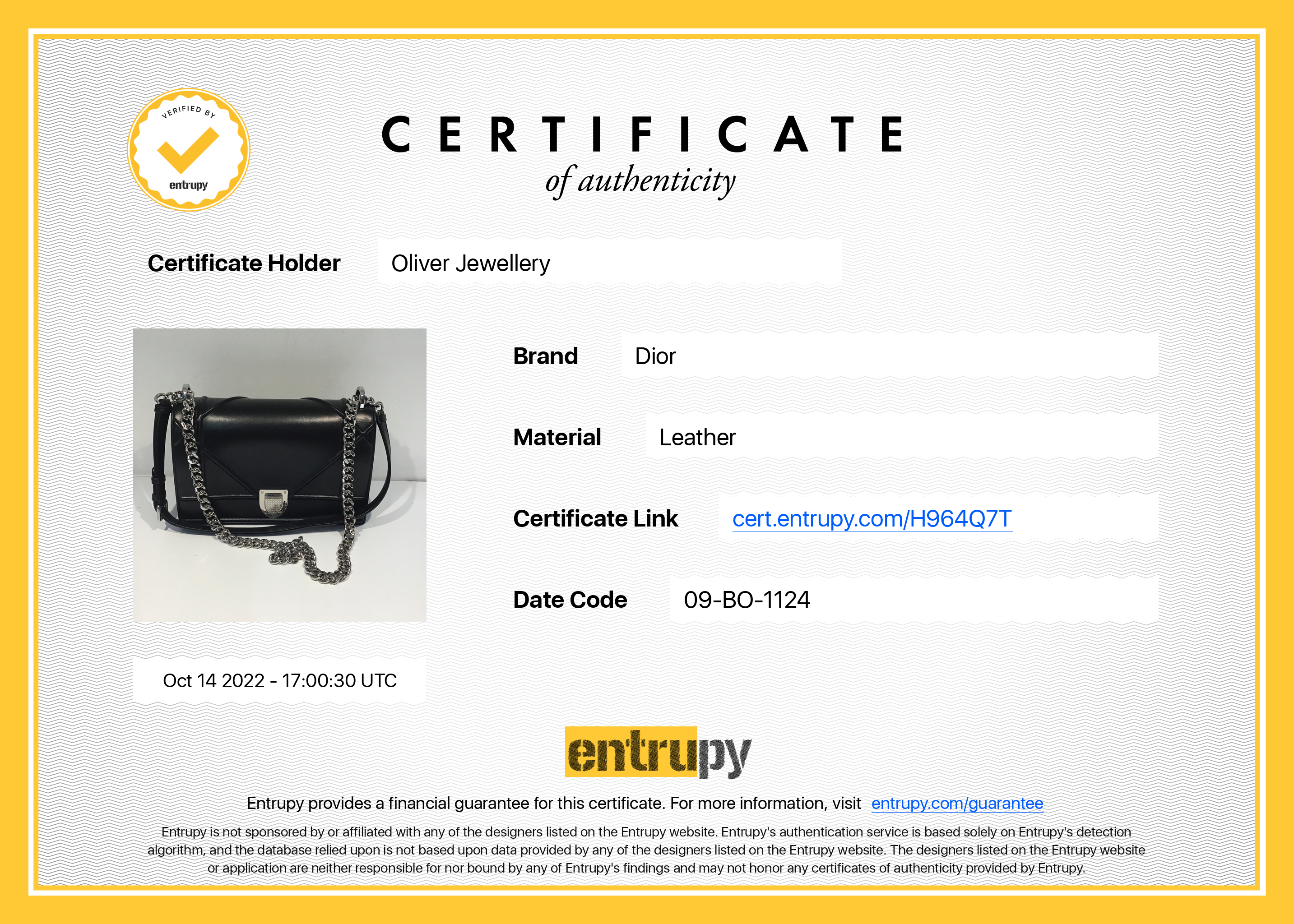 Christian Dior Large Diorama Shoulder Bag