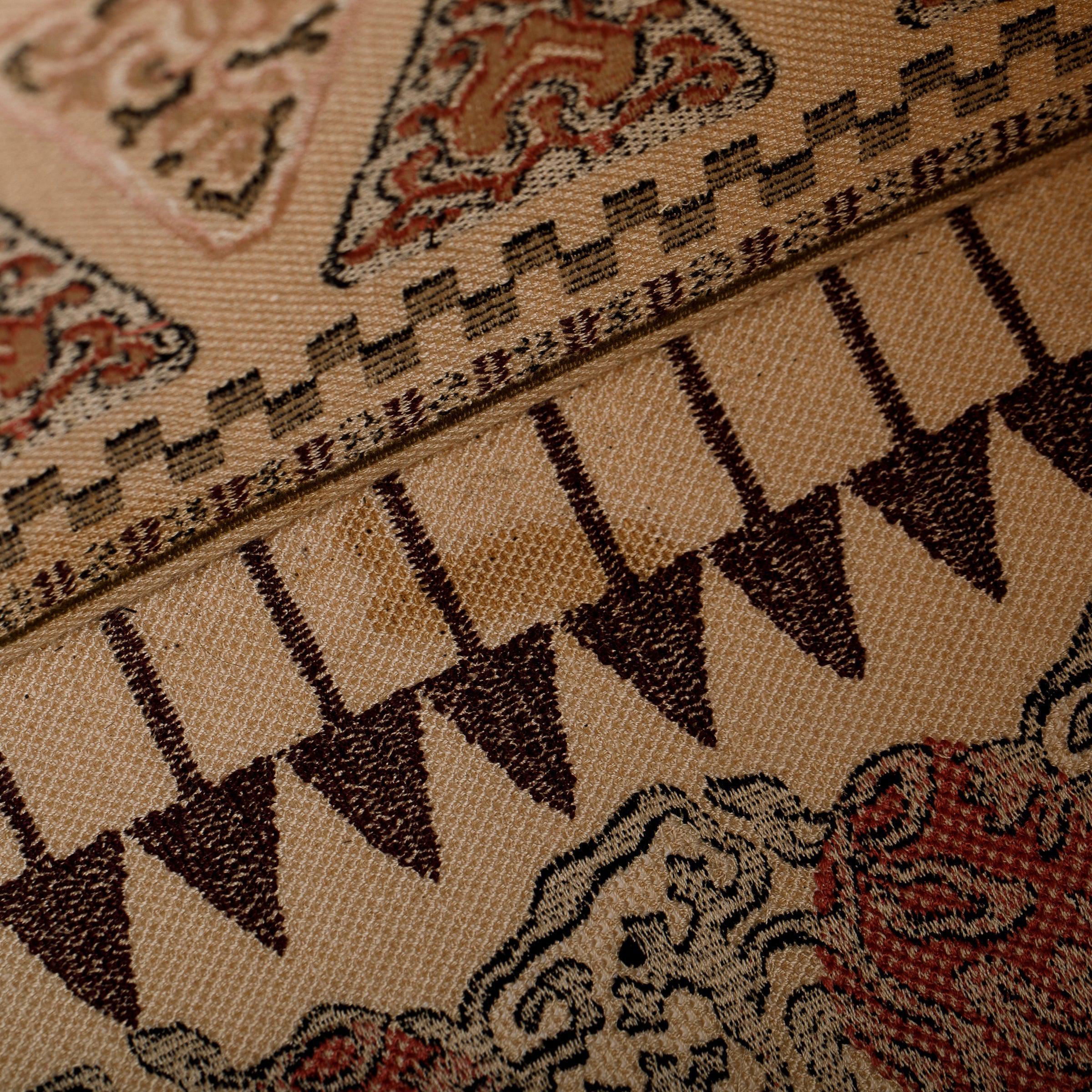 Christian Dior Large Multicolor Embroidered Geometric Canvas Book Tote w/ Box