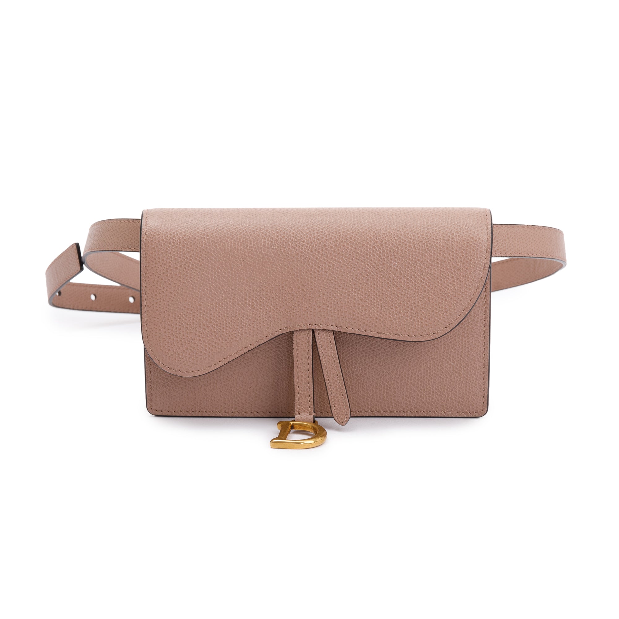 Christian Dior Leather Saddle Belt Pouch
