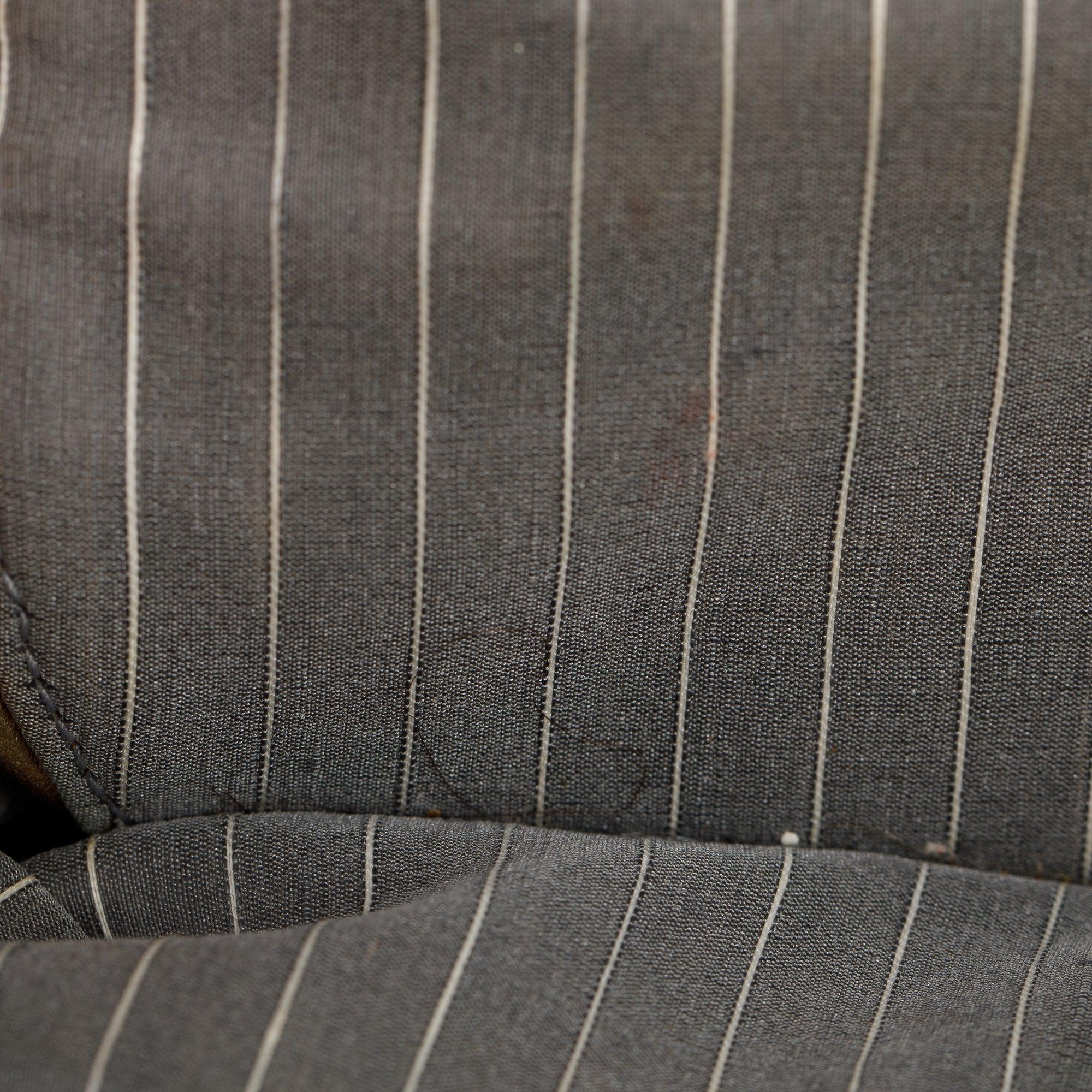 Christian Dior Limited Edition Grey Canvas Sequin-Embellished Saddle Bag