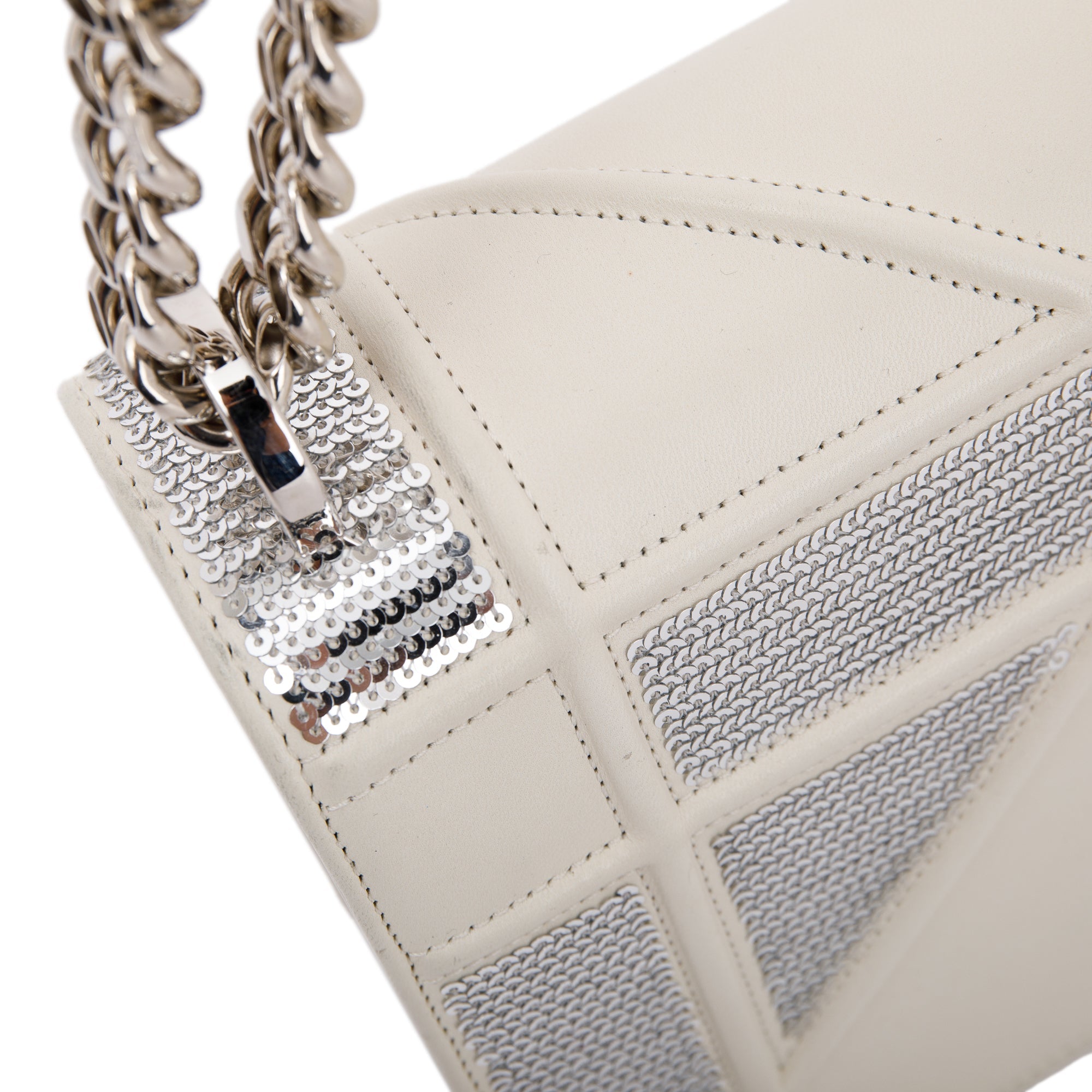 Christian Dior Medium Sequin Diorama Shoulder Bag w/ Authenticity Card