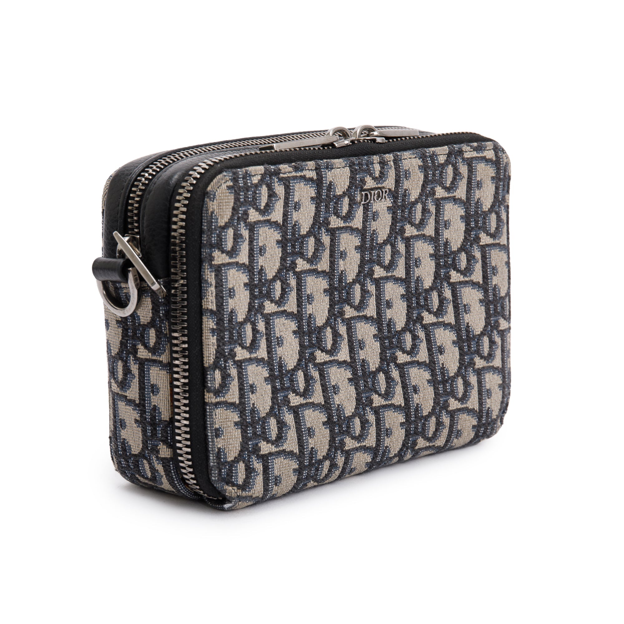 Christian Dior Men Oblique Crossbody Pouch
