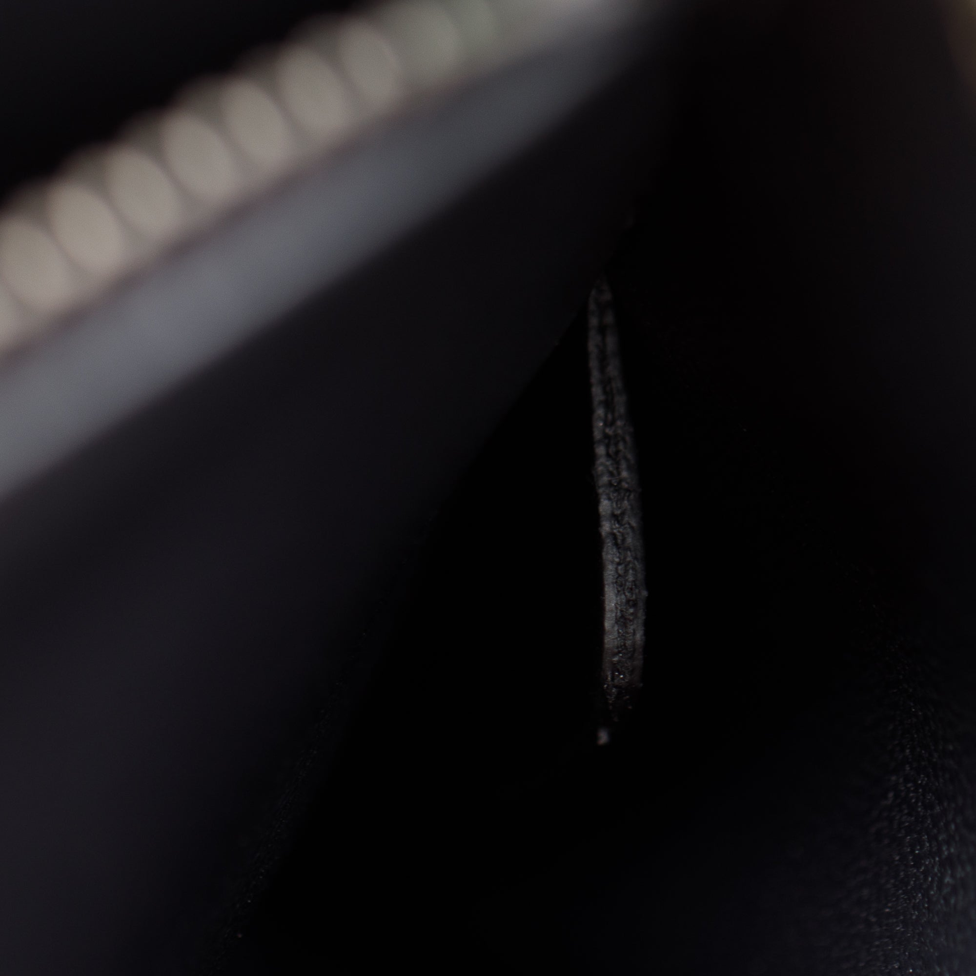 Christian Dior Metallic Grey Micro-Cannage Patent Leather Small Diorama Shoulder Bag w/ Box & Authenticity Card