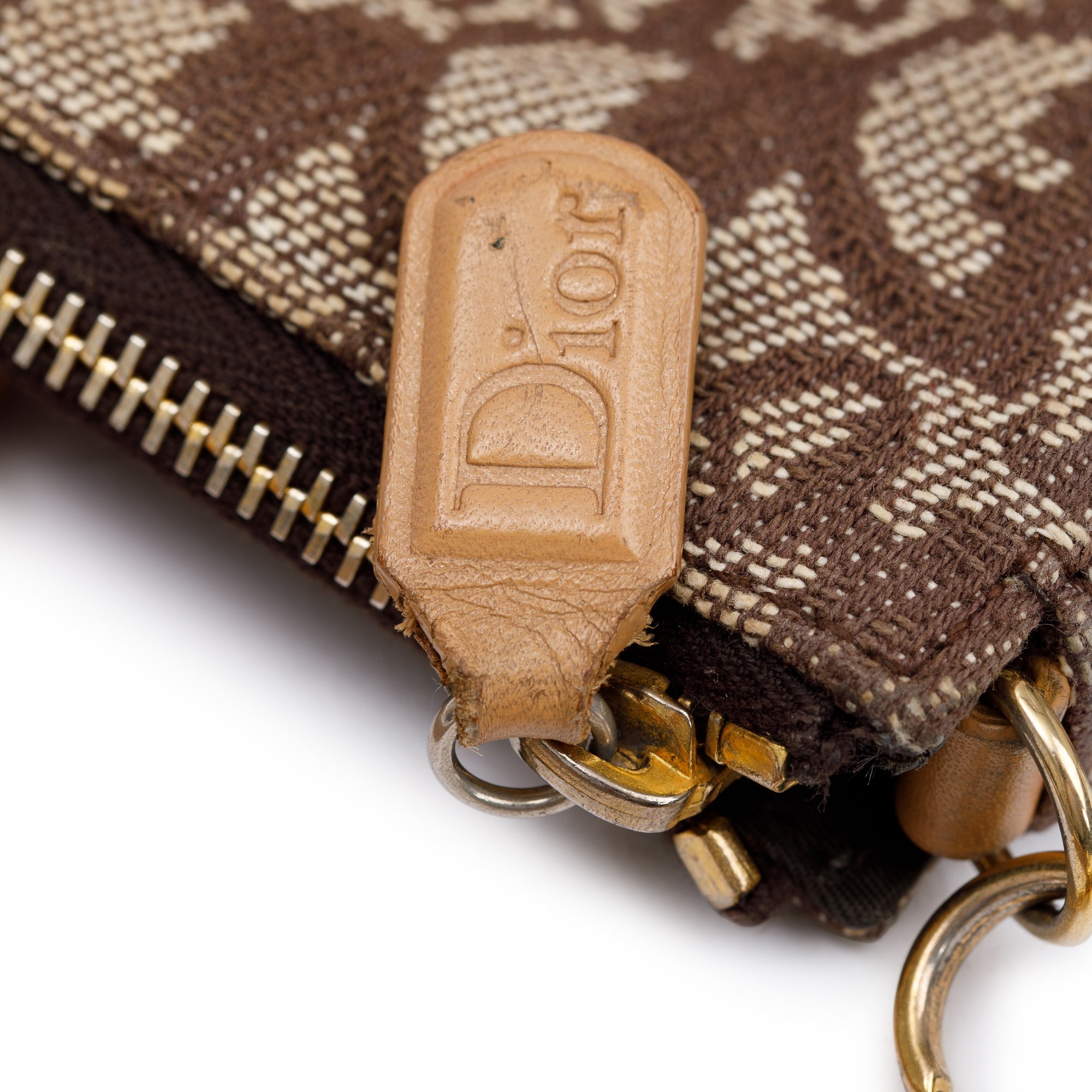 Christian Dior Mini Brown Monogram Saddle Pochette