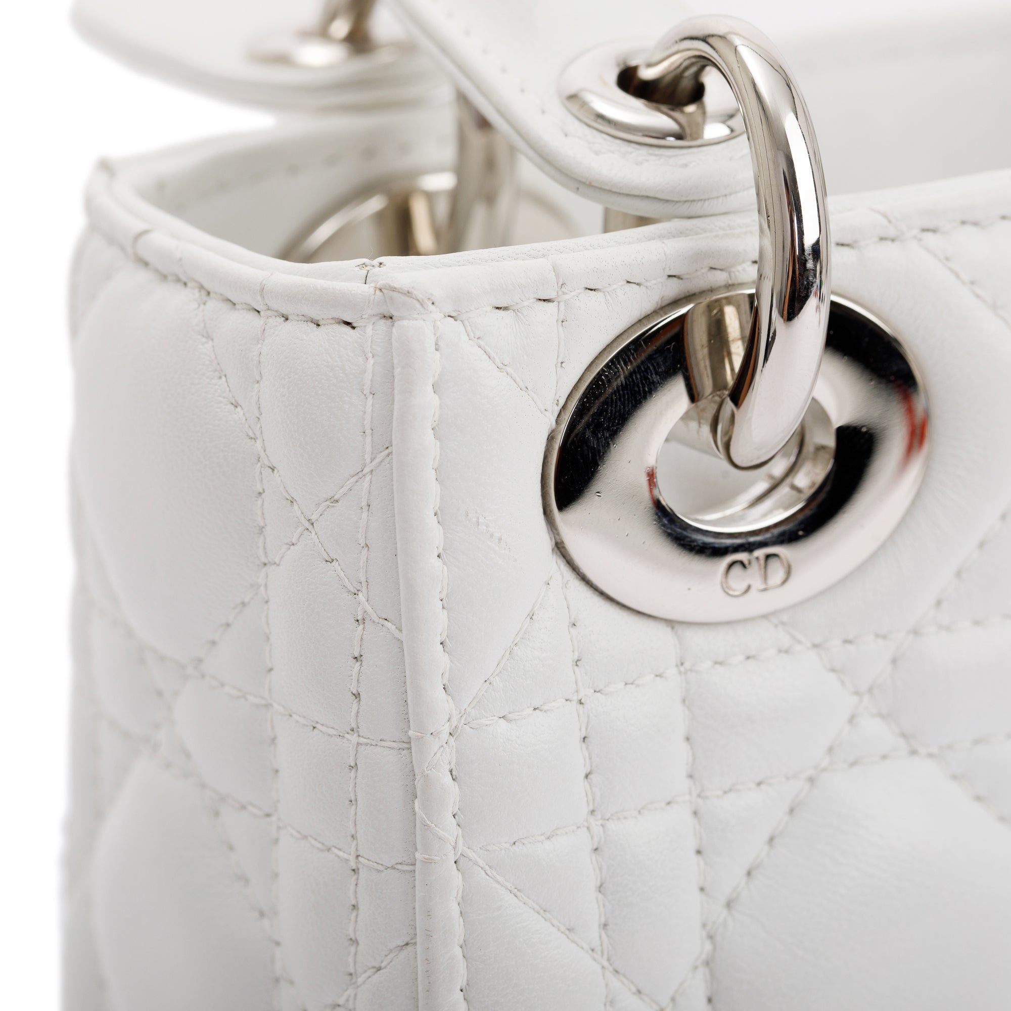 Christian Dior Mini Lady Dior Bag w/ Strap