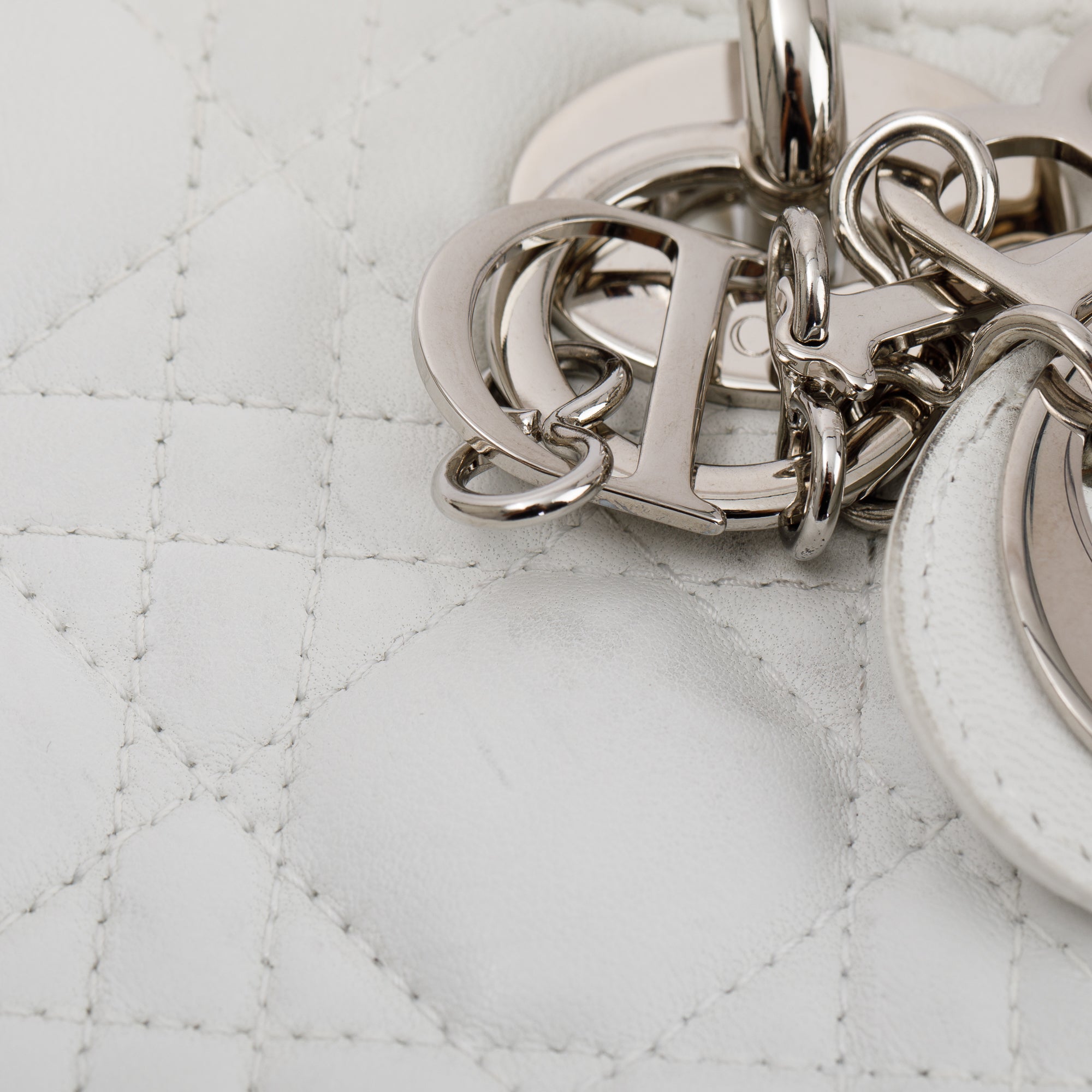 Christian Dior Mini Lady Dior Bag w/ Strap