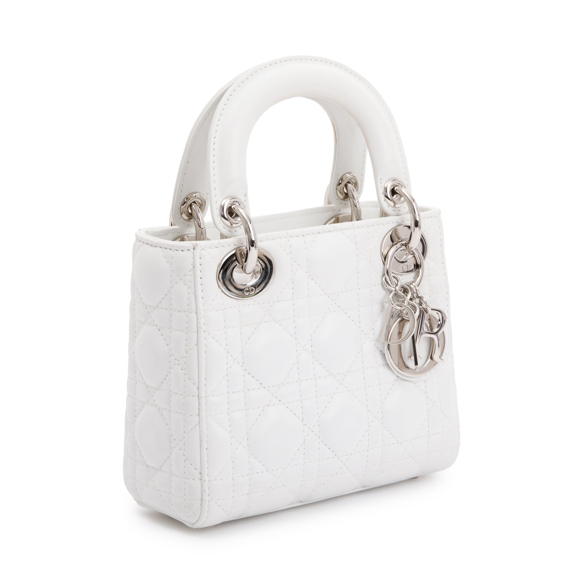 Christian Dior Mini Lady Dior Bag w/ Strap