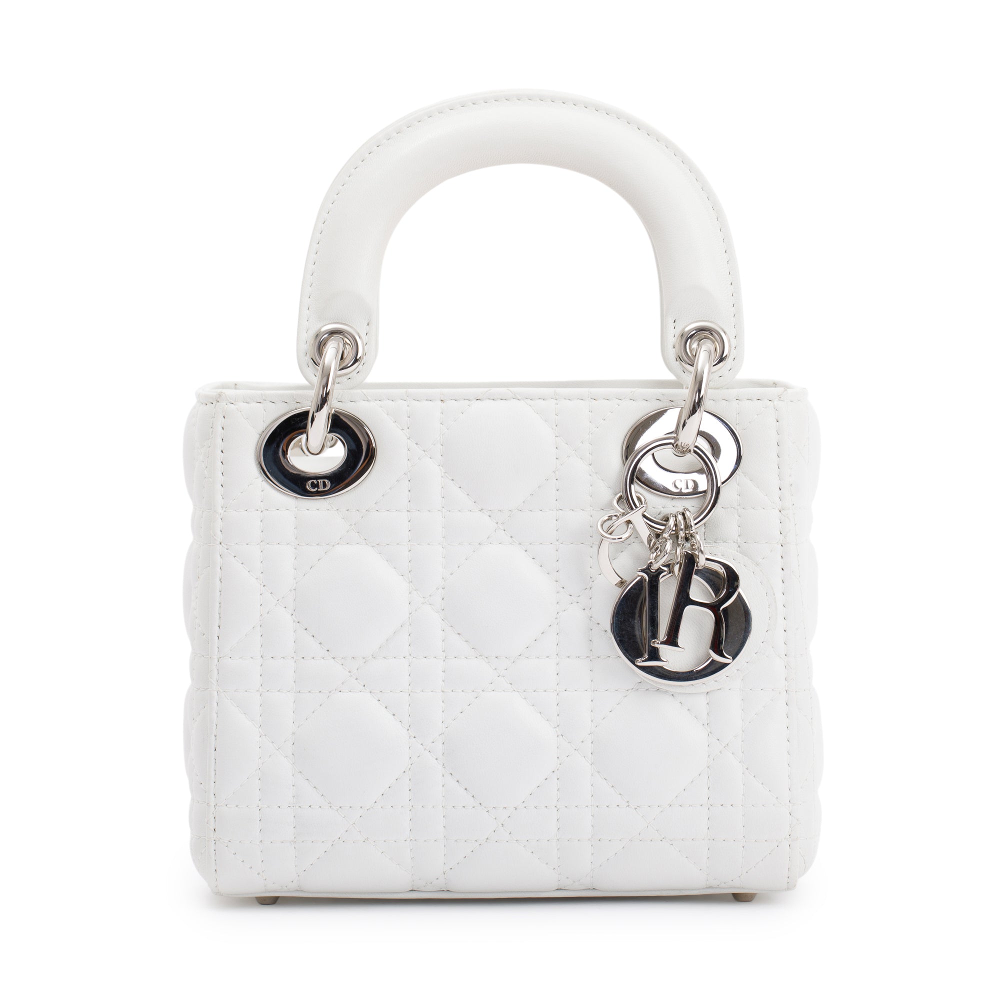 Christian Dior Mini Lady Dior Bag w/ Strap