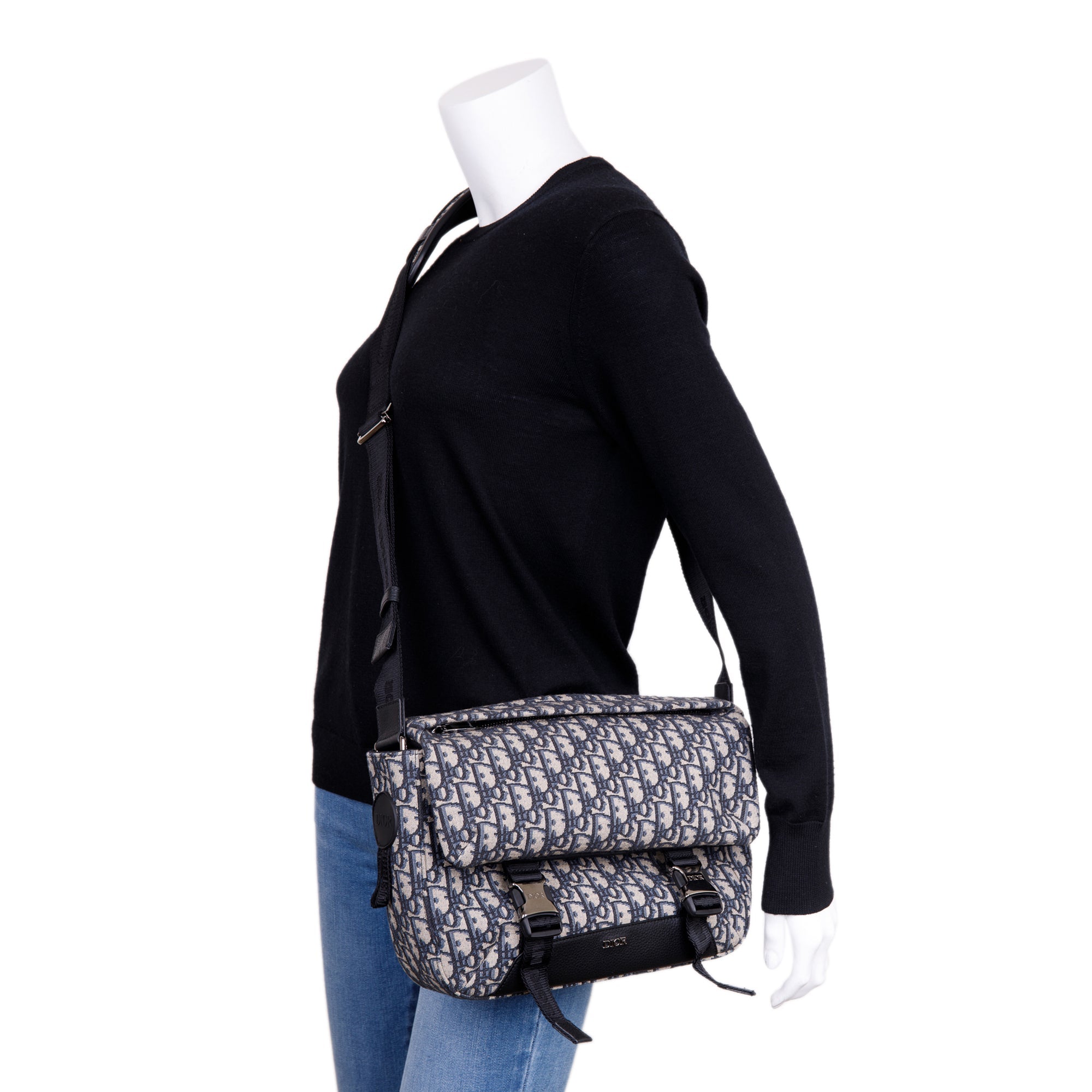 Christian Dior Oblique Explorer Messenger Bag w/ Authenticity Card