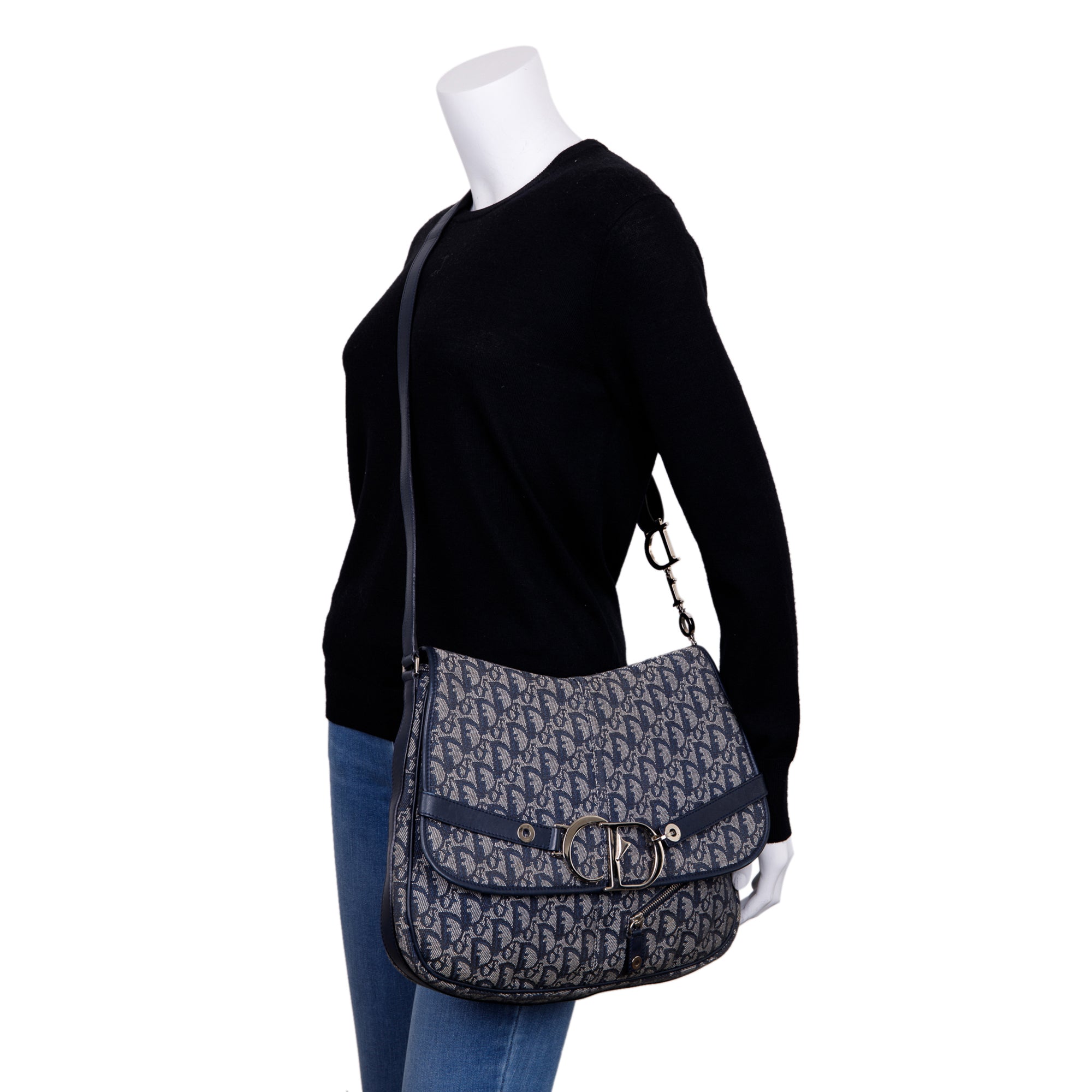 Christian Dior Oblique Flap Shoulder Bag